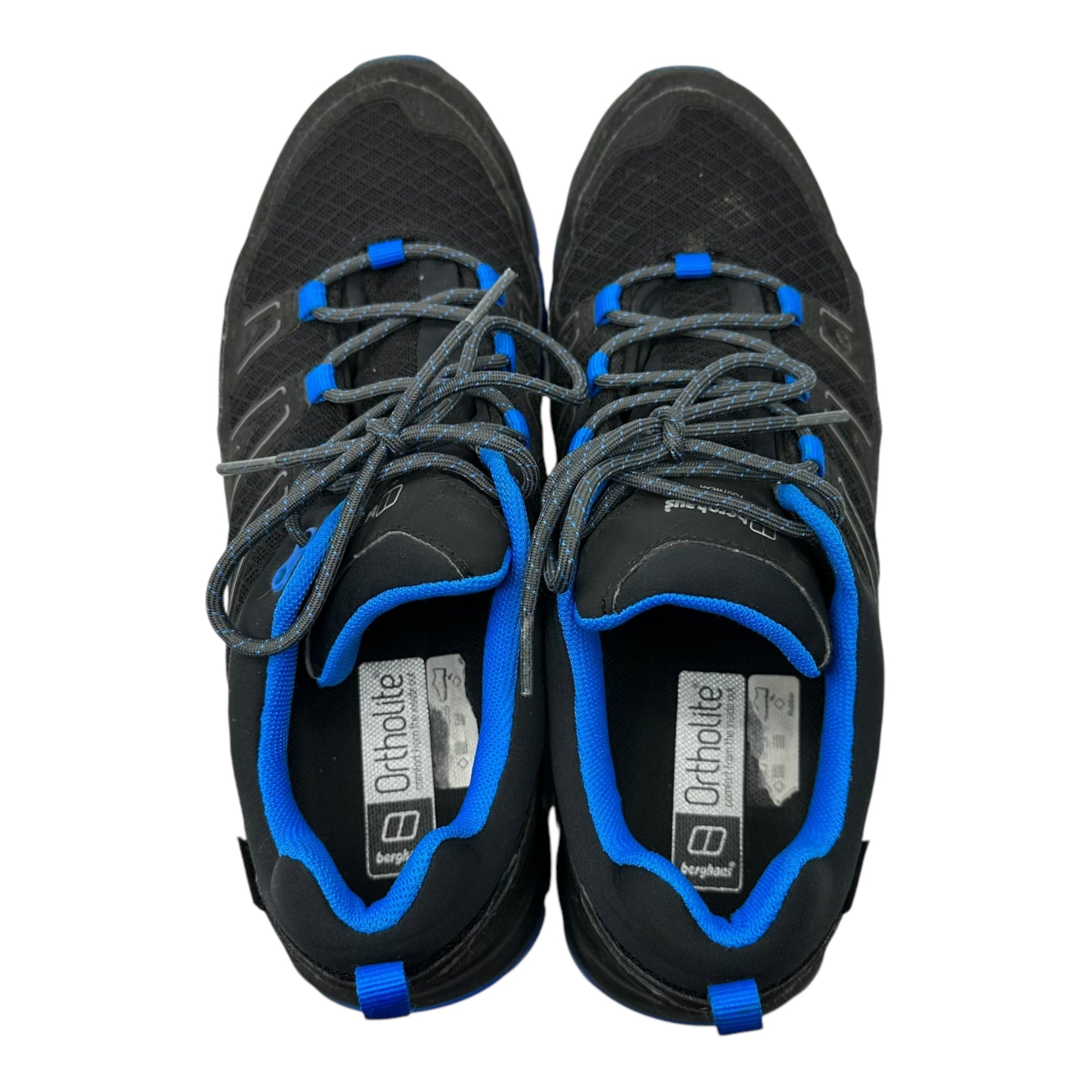 berghaus(バーグハウス) EXPLORER ACTIVE GTX SHOE ローカット スニーカー 21807 26.0cm ブラック×ブルー vibramソール アウトドア