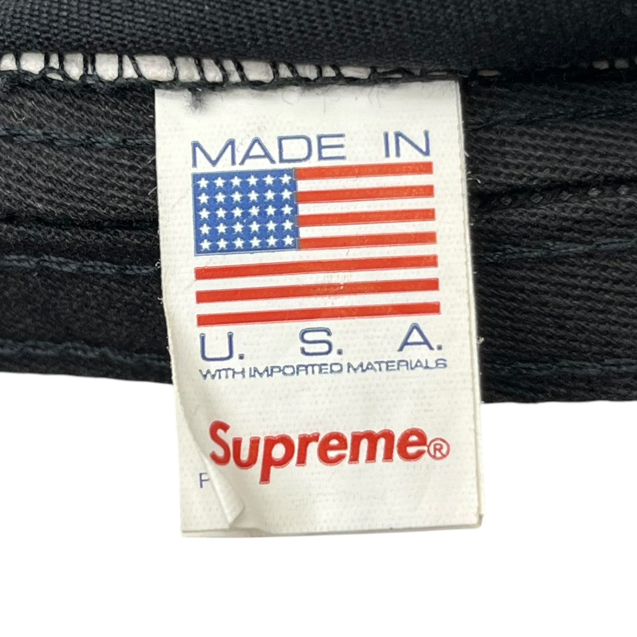 SUPREME(シュプリーム) WASHED CHINO TWILL CAMP CAP ウォッシュド チノ ツイル キャンプ キャップ FREE ブラック