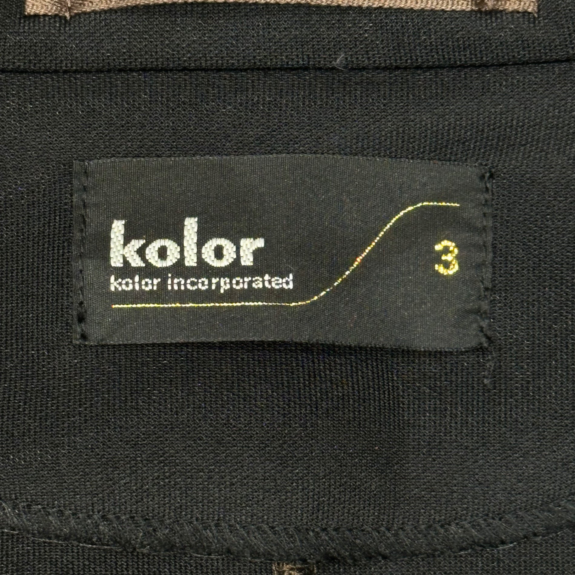 kolor(カラー) 2022SS Pe Danball 2B Jacket Pe ダンボール 2Bジャケット 22SCM-J07201 2 ブラック