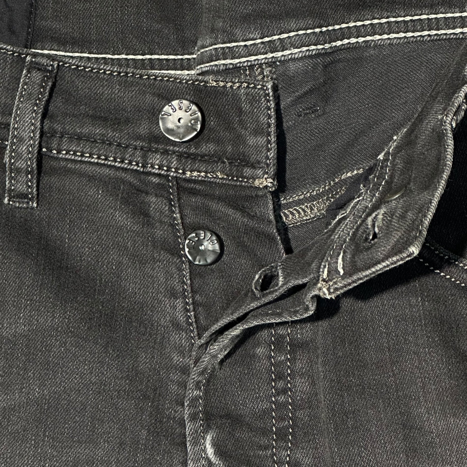 DIESEL(ディーゼル) TEPPHAR Stretch Skinny Denim Pants ストレッチ スキニー デニム パンツ W29 L30 ブラック