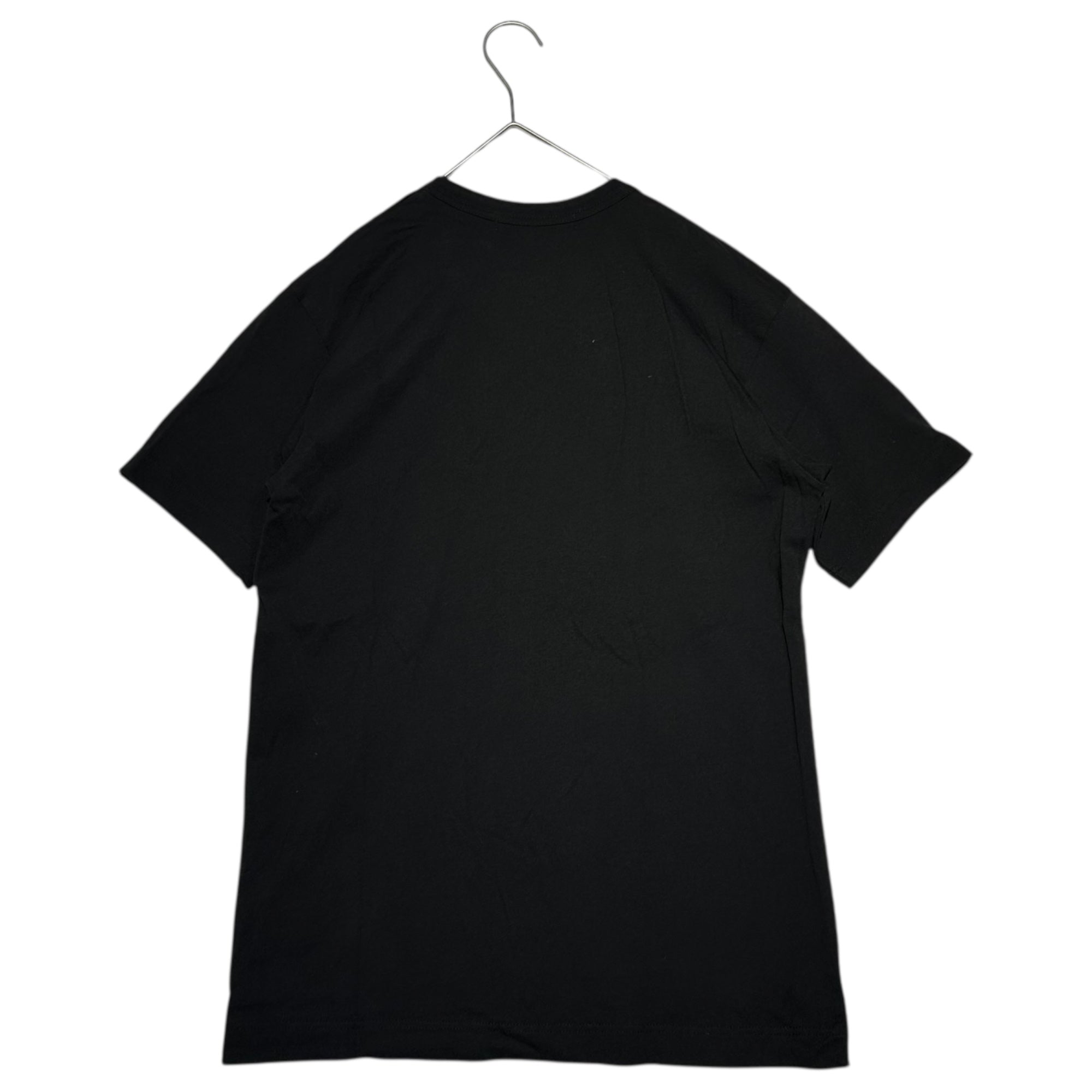COMME des GARCONS SHIRT(コムデギャルソンシャツ) 24AW cotton jersey plain with embroidery "STRONG WILL" 刺繍 半袖 Tシャツ FN-T001 M ブラック