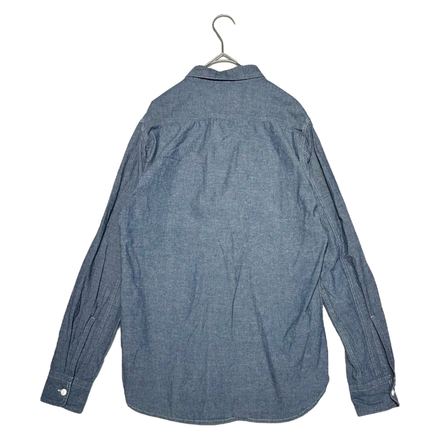RRL(ダブルアールエル) long sleeve dungaree shirt 長袖 ダンガリー シャツ S ネイビー