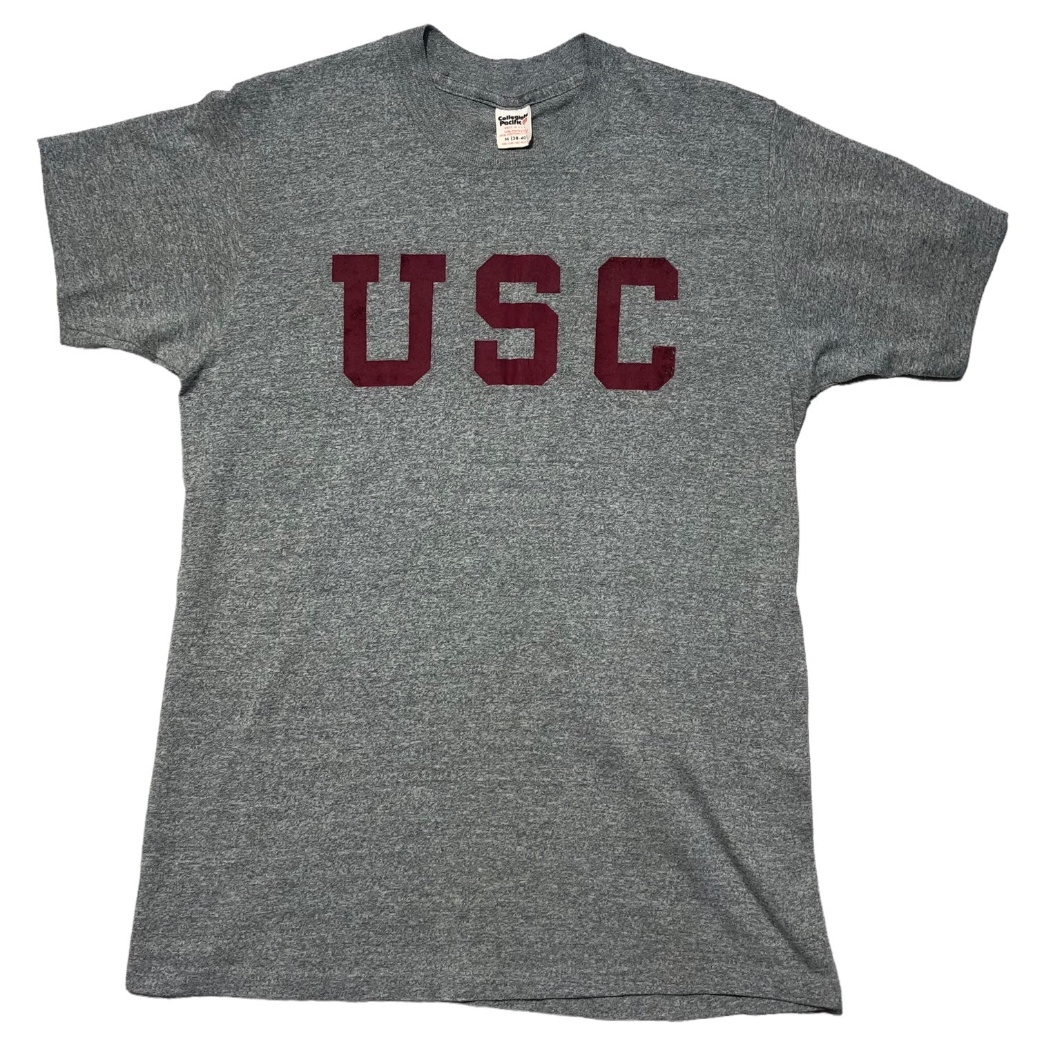 Collegiate Pacific(カレッジエイト パシフィック) 80's USC Tシャツ M グレー