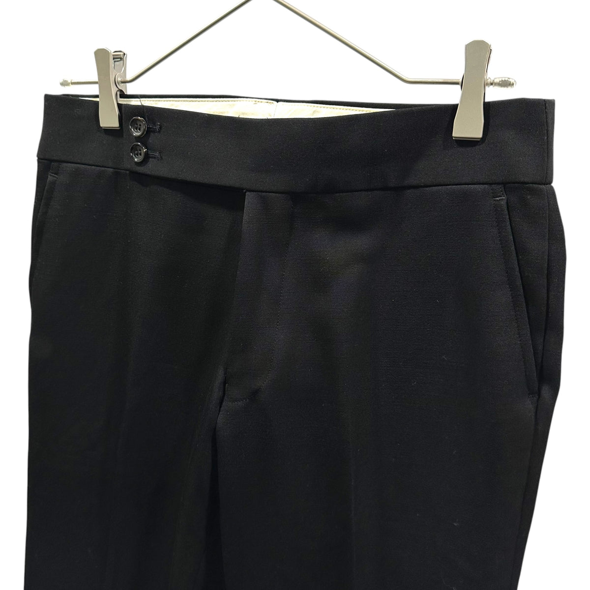 COMME des GARCONS(コムデギャルソン) 2004AW WOOL STRAIGHT TROUSERS ウール ストレート スラックス GN-P030 M ブラック AD2004 00’s
