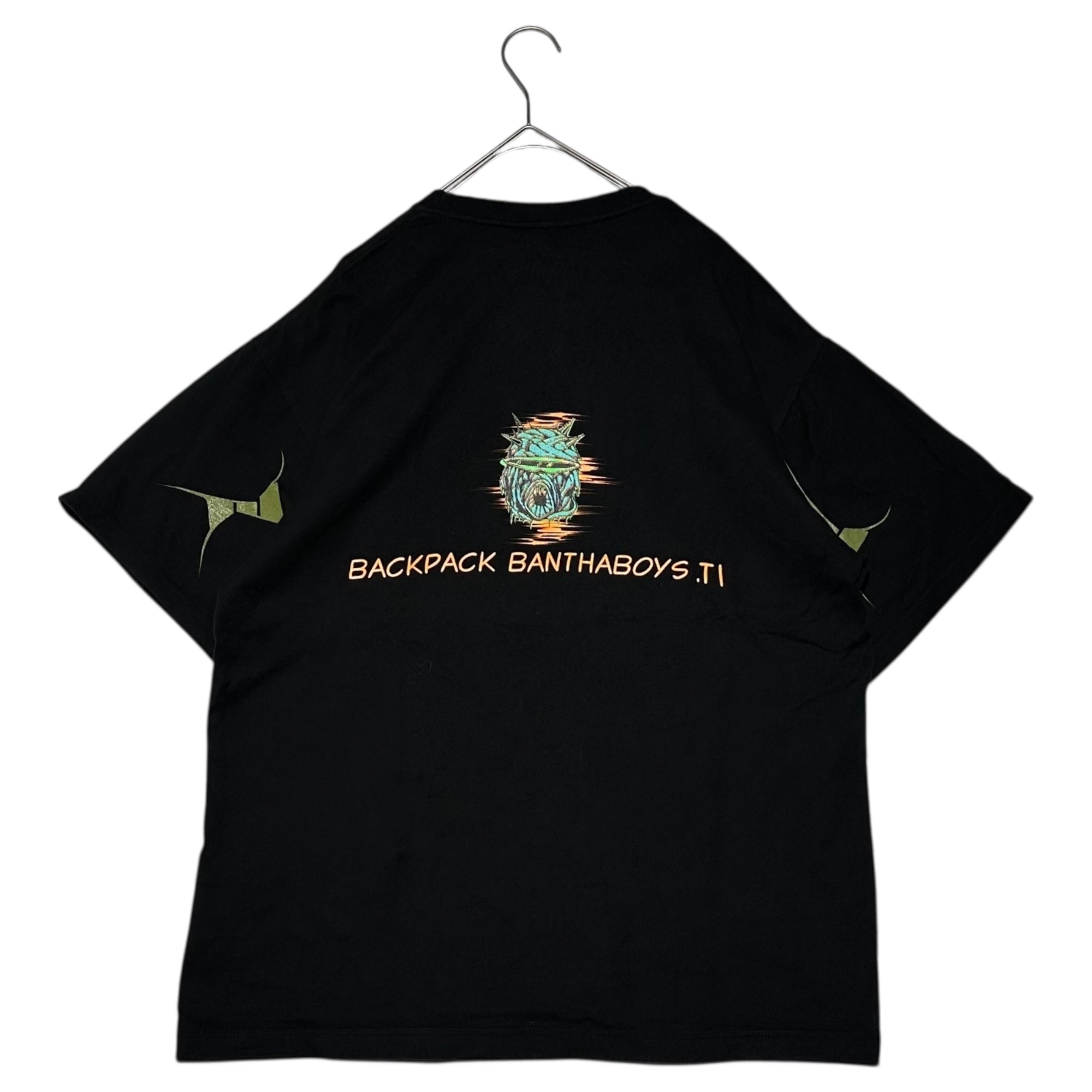 UNDERCOVER(アンダーカバー) 01SS SK8THING ART DEVIL TUSKEN NOMADS print Tee アート デビル タスケン ノーマッド プリント Tシャツ L ブラック×オレンジ