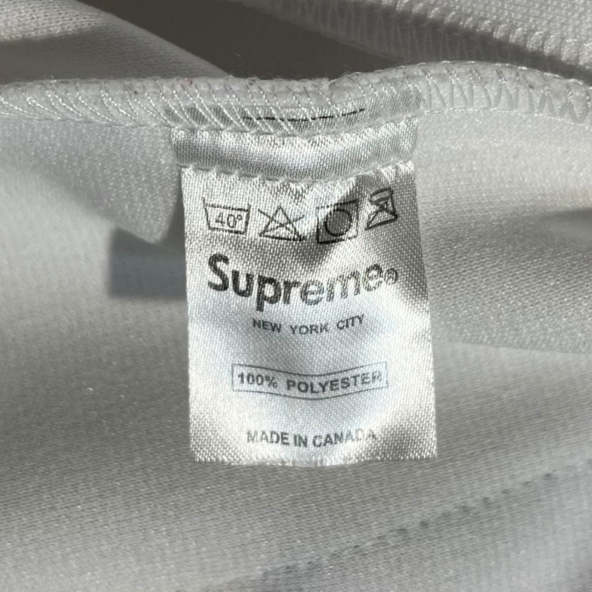 SUPREME(シュプリーム) 2005AW "1994" wing foot truck jacket ウィング フット トラック ジャケット L ホワイト 00's ジャージ パロディー