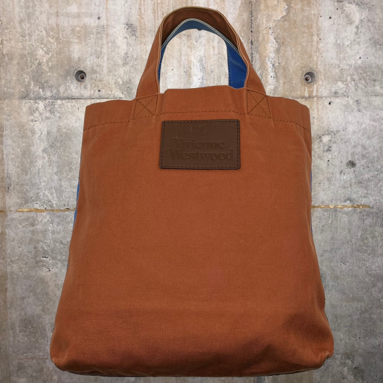 Vivienne Westwood(ヴィヴィアンウエストウッド) Kitten tote bag/キトゥントートバッグ ブルー 名作 猫