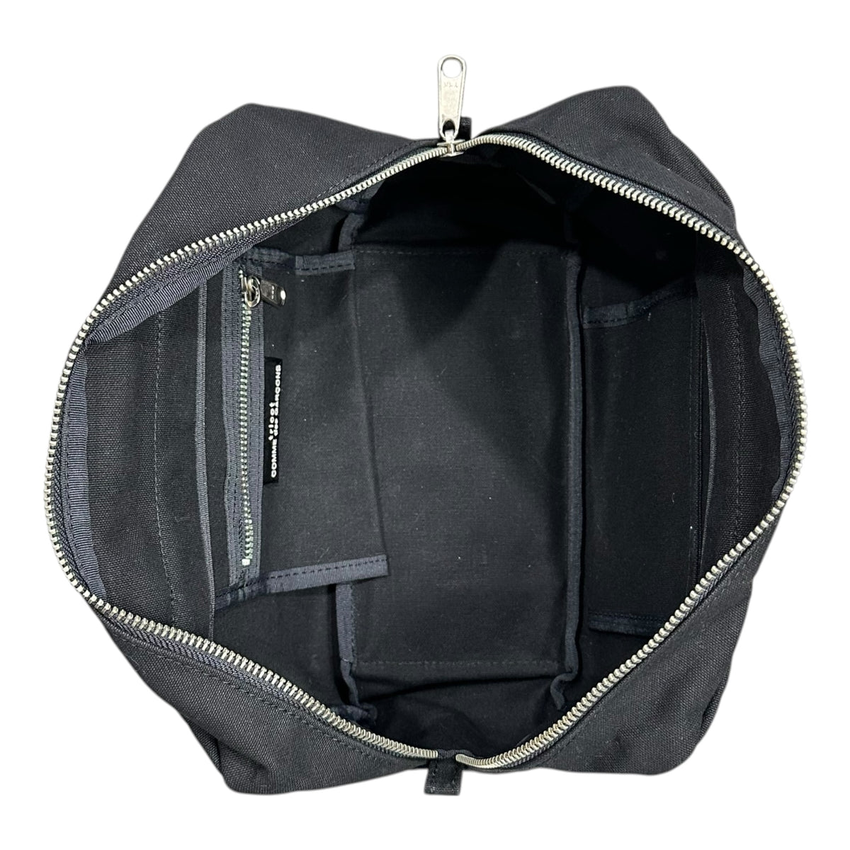 tricot COMME des GARCONS(トリココムデギャルソン) Pearl handle canvas mini handbag パール ハンドル キャンバス ミニ ハンド バッグ TC-K206 ブラック