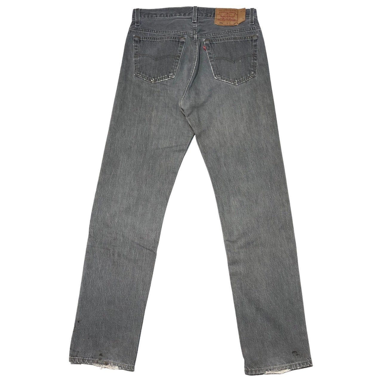 Levi's(リーバイス) 90's 501 black denim pants ブラック デニム パンツ 501-0658 W31 L34 グレー 先染め 1998年製造 USA製 90年代 ヴィンテージ
