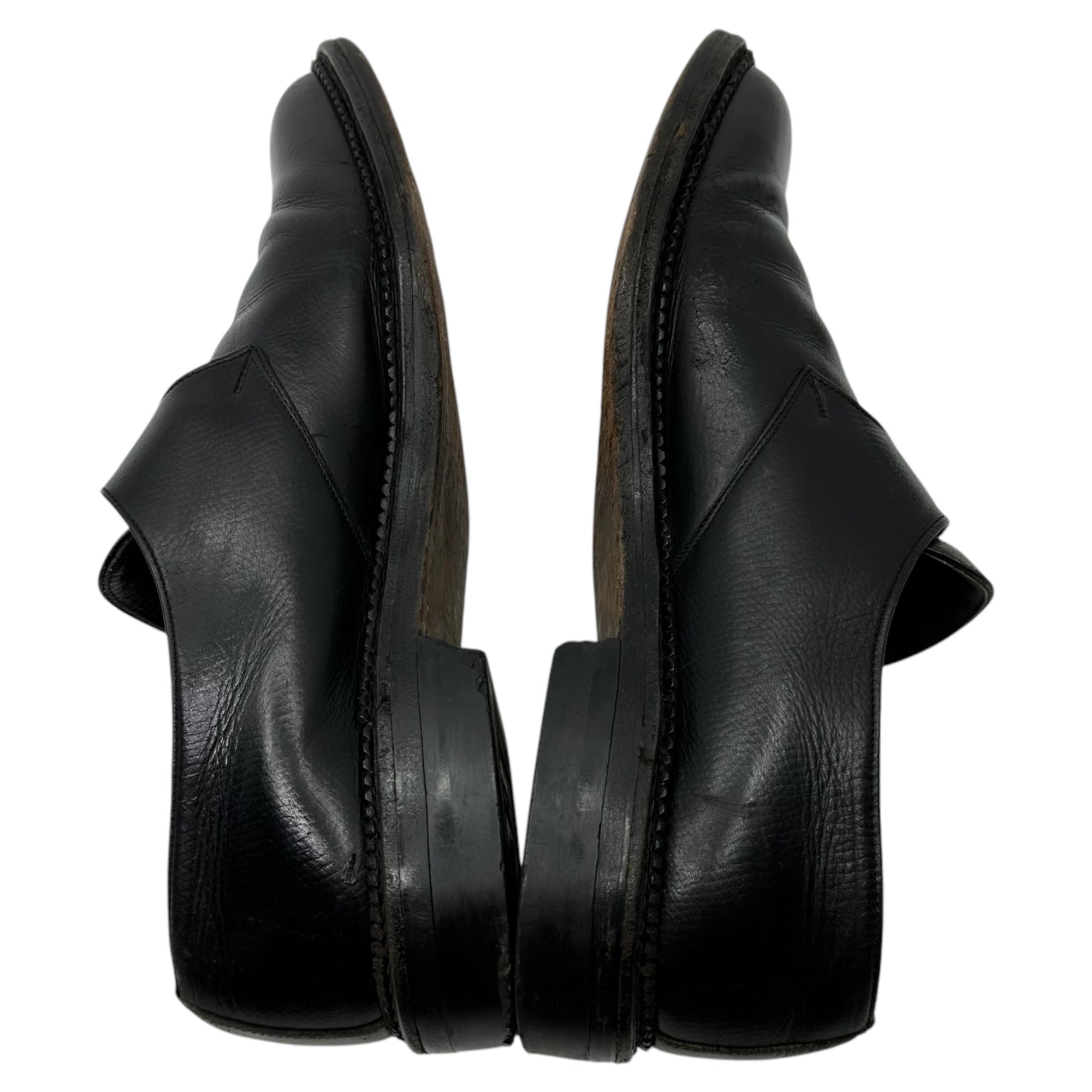 REGAL(リーガル) Single monk-strap leather shoes シングル モンク ストラップ レザー シューズ TI2321 25EE(25cm) ブラック 革靴 ドレス