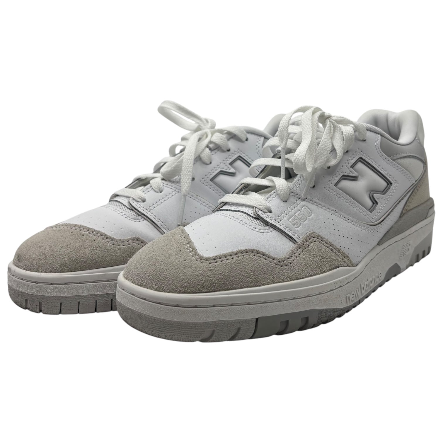 NEW BALANCE(ニューバランス) BB550 low cut sneakers ローカット スニーカー レザー BB550NCB 27.0cm ホワイト