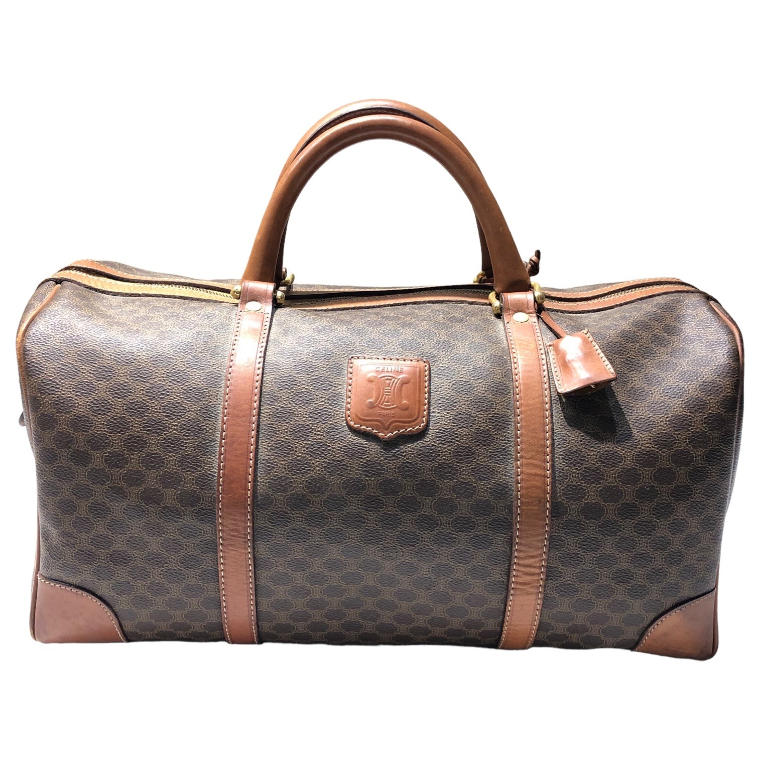 CELINE(セリーヌ) macadam pattern boston bag マカダム柄 ボストン 