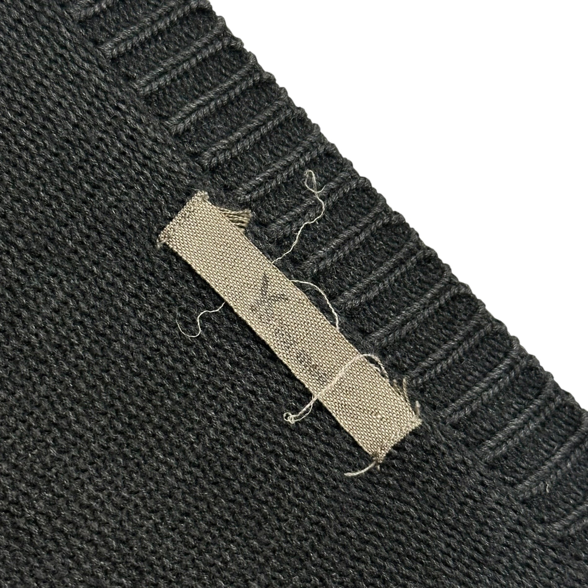 Y's for men(ワイズフォーメン) 1980's~1990's V-Neck L/S Cotton Knit Vネック 長袖 コットン ニット 表記消(FREE) グレー 80年代~90年代 ヴィンテージ