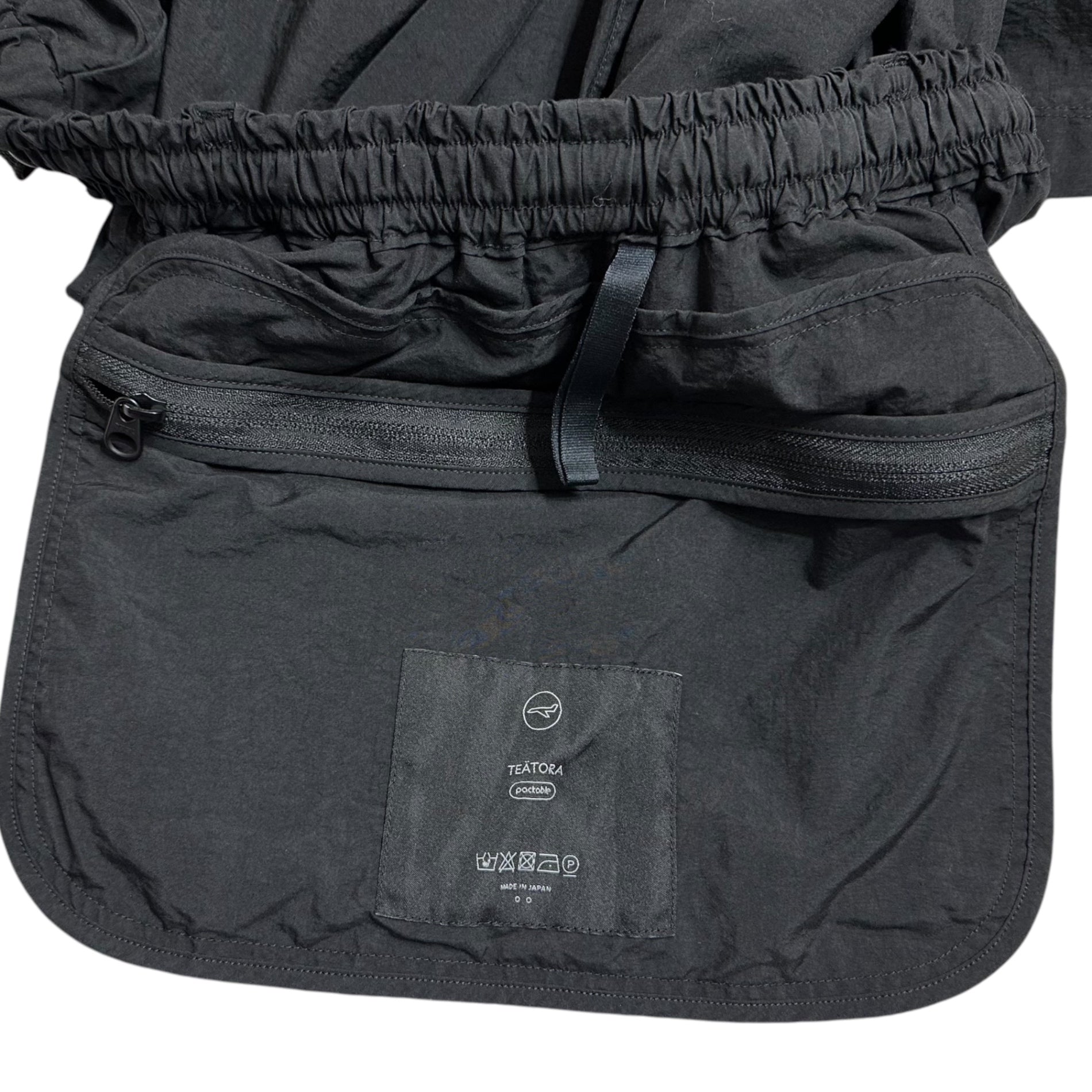 TEATORA(テアトラ) WALLET PANTS RESORT - P #BLACK ウォレット パンツ リゾート TT-004R-P 2 ブラック タック ナイロン