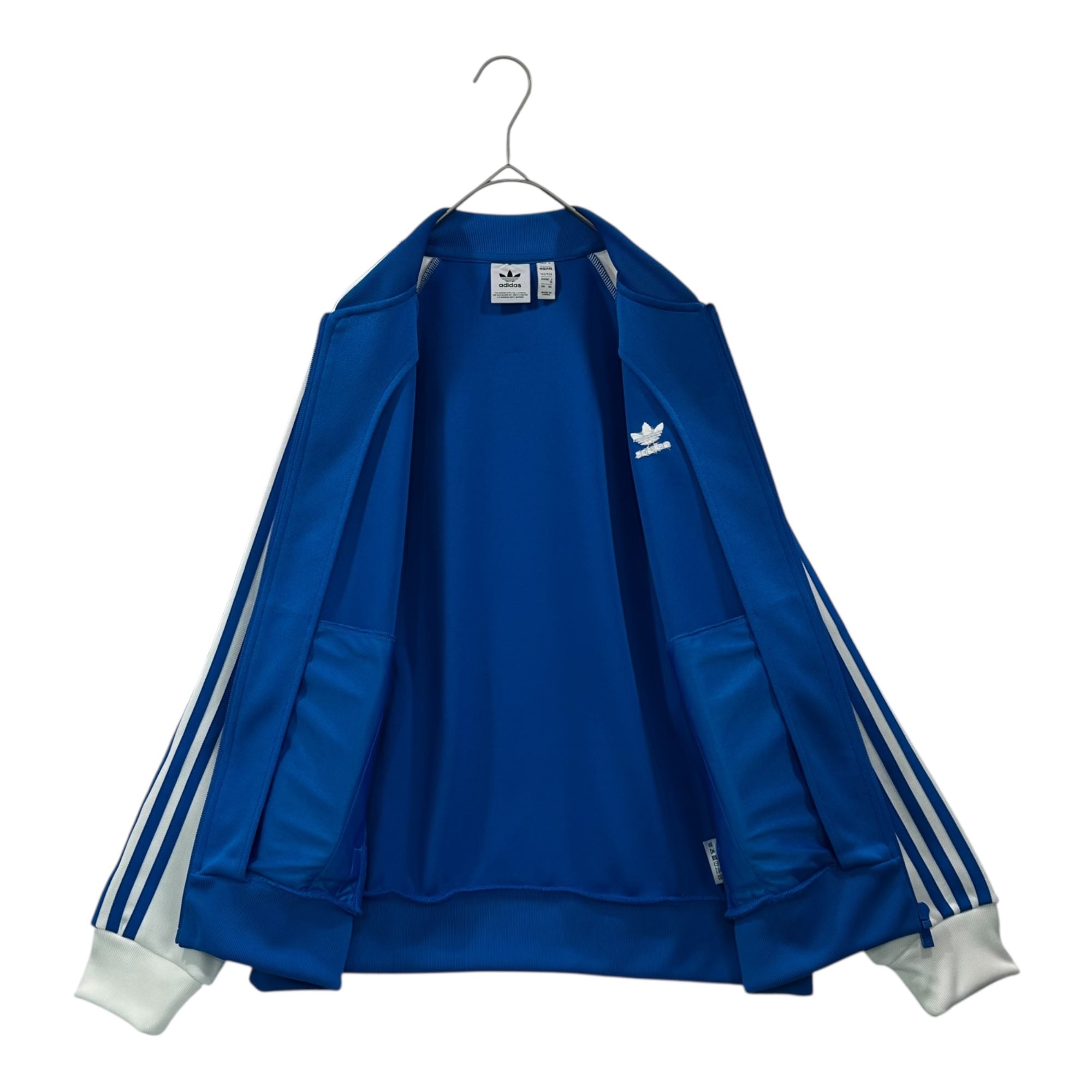 adidas(アディダス) Sleeve-Split Track Jacket 袖切替 トラック ジャケット A2B001 XL ブルー×ホワイト