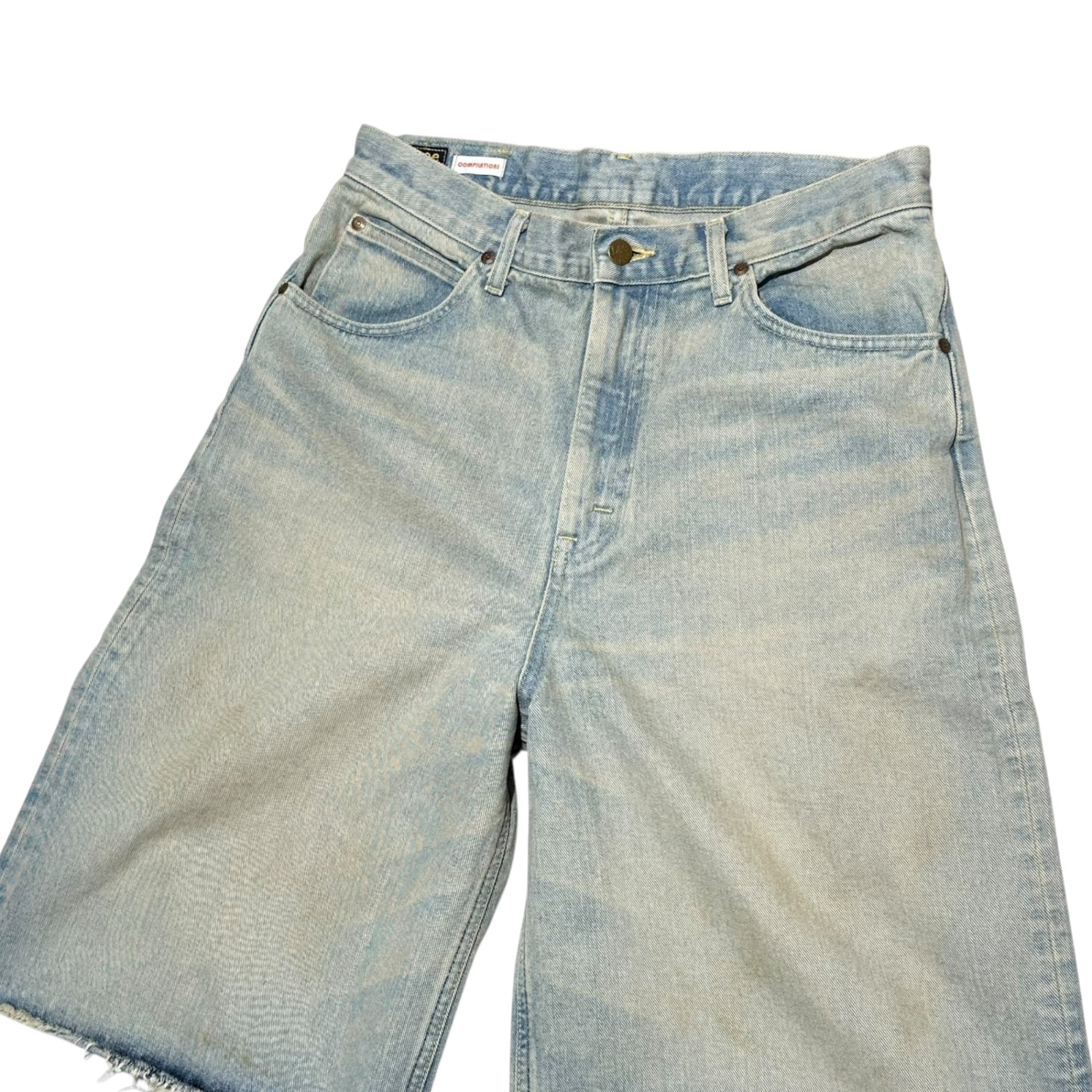 LEE(リー) RIDER WIDE SHORTS ライダー ワイド ショーツ デニム LM9831 M ライトインディゴ BEAMS等取扱