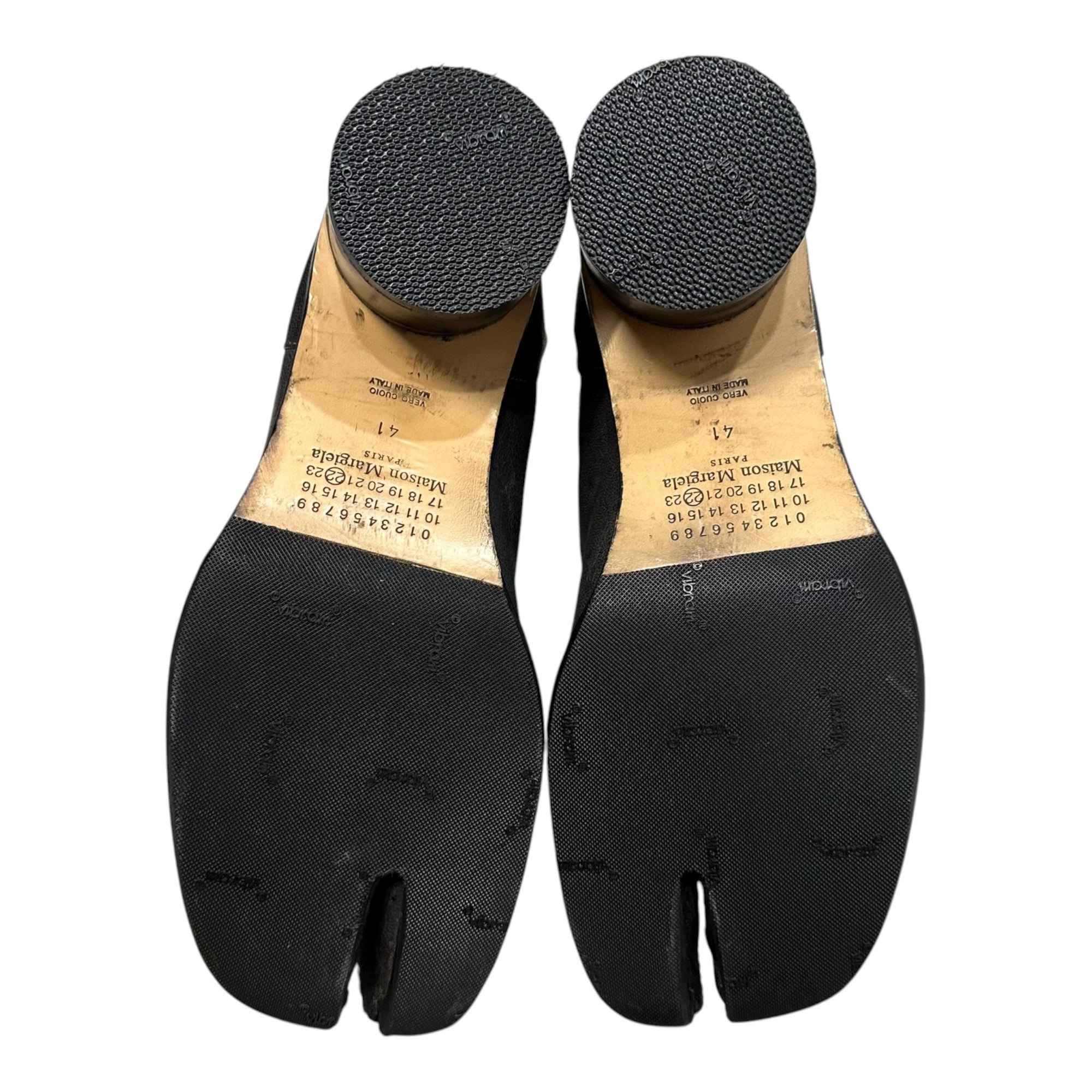 MAISON MARGIELA(メゾンマルジェラ) TABI ANKLE BOOTS H60 足袋 アンクル ブーツ 6cm 41 チャコールグレー タビ