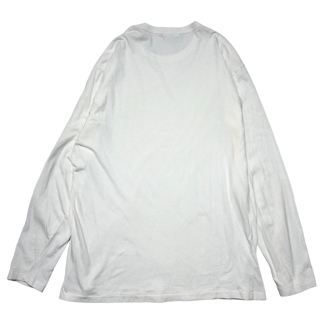 Y's for men(ワイズフォーメン) 90's Vintage one point logo long sleeve T-shirt ヴィンテージ ワンポイントロゴ ロングスリーブ Tシャツ 90年代 MT-T05-001 表記なし(FREE) ホワイト×ブラック