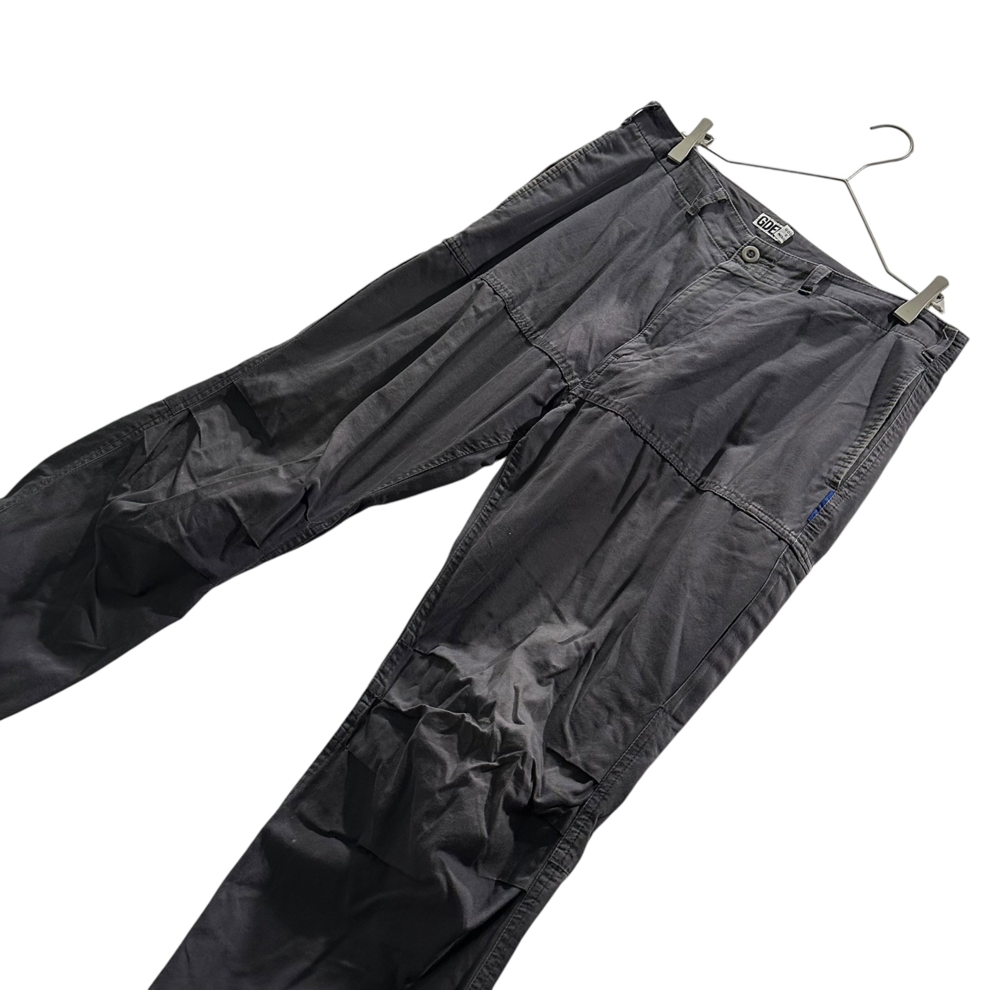 GOODENOUGH(グッドイナフ) 90~00's Drawstring Hem Cotton Pants 裾 ドローコード コットン パンツ L グレー 90年後半~2000年初期 アーカイブ