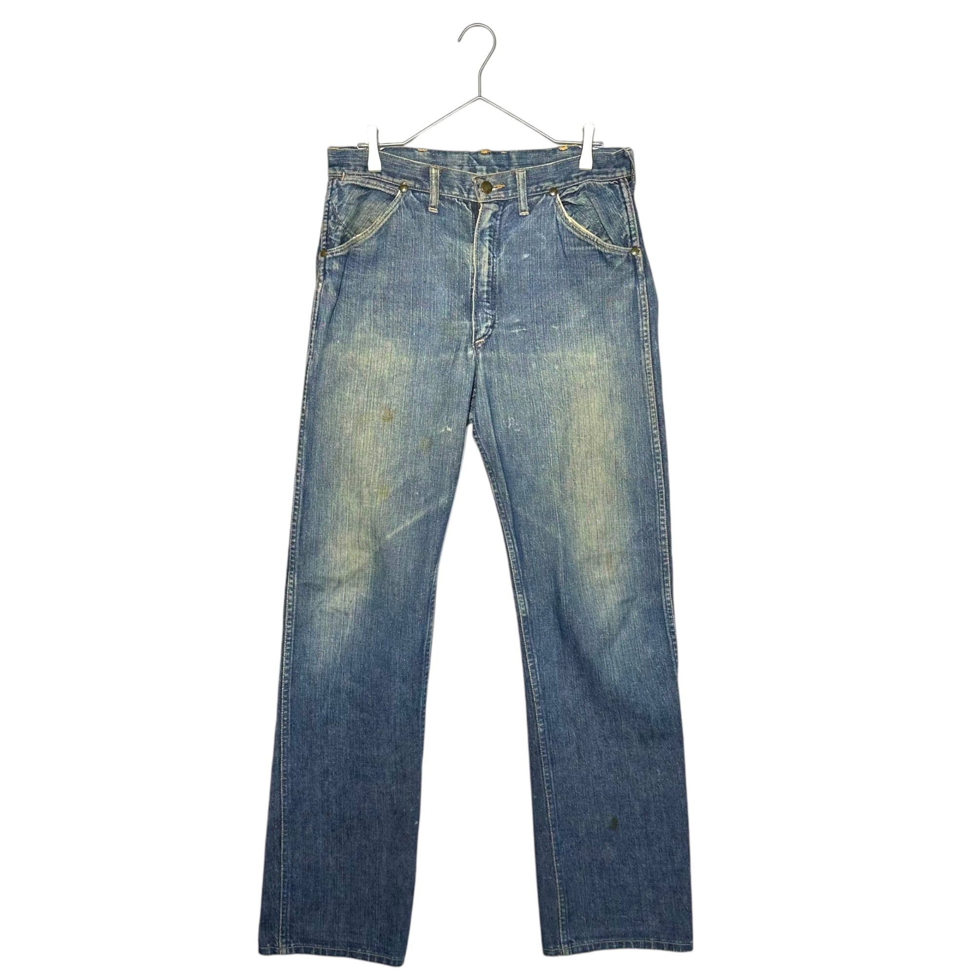 WRANGLER(ラングラー) 50's BLUE BELL 11MWZ Vintage denim pants ヴィンテージ デニム パンツ 32×34(実寸82cm) インディゴ 縦ベル 50年代