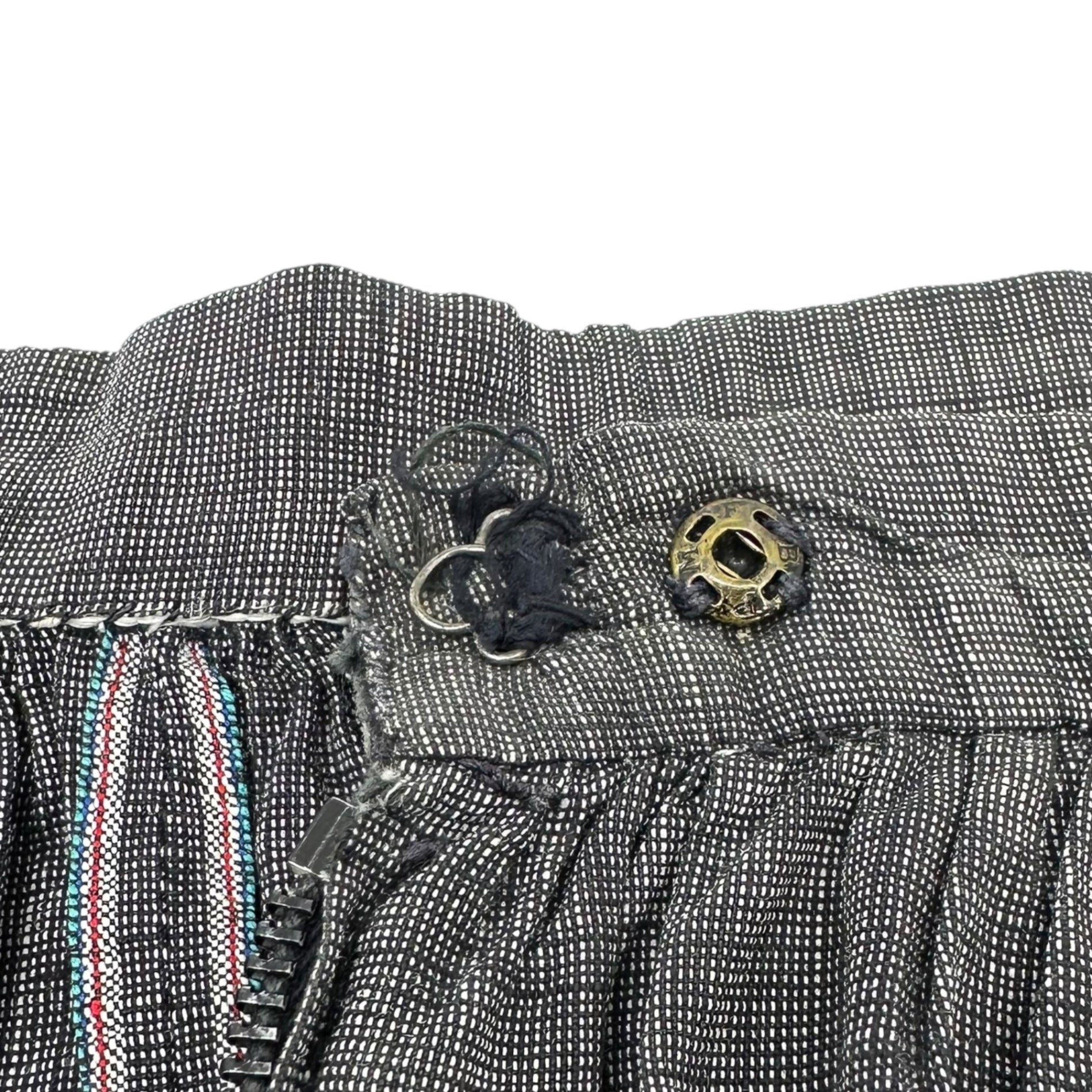 Euro vintage(ヨーロッパヴィンテージ) 70's Mont Blanc_ami ami lace knit skirt ニットレース編みスカート 表記無し(Mサイズ程度) ベージュ / 後見頃裾に汚れ有
