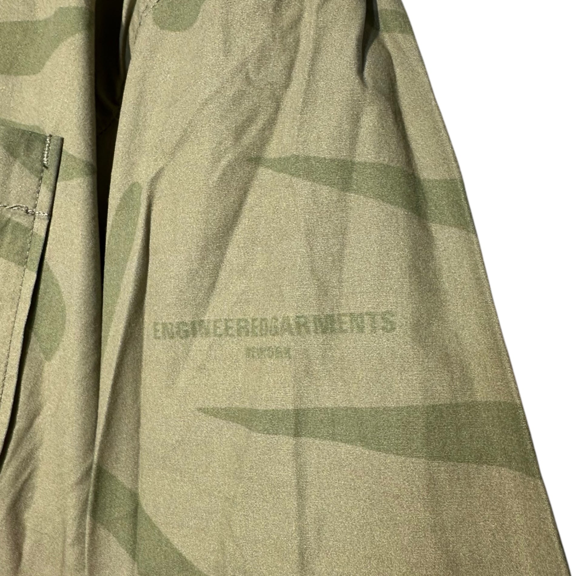 Engineered Garments(エンジニアードガーメンツ) 22SS LOITER JACKET – LEAF PRINT COTTON POPLIN ロイター ジャケット - リーフ プリント コットン ポプリン XS カーキ テーラード