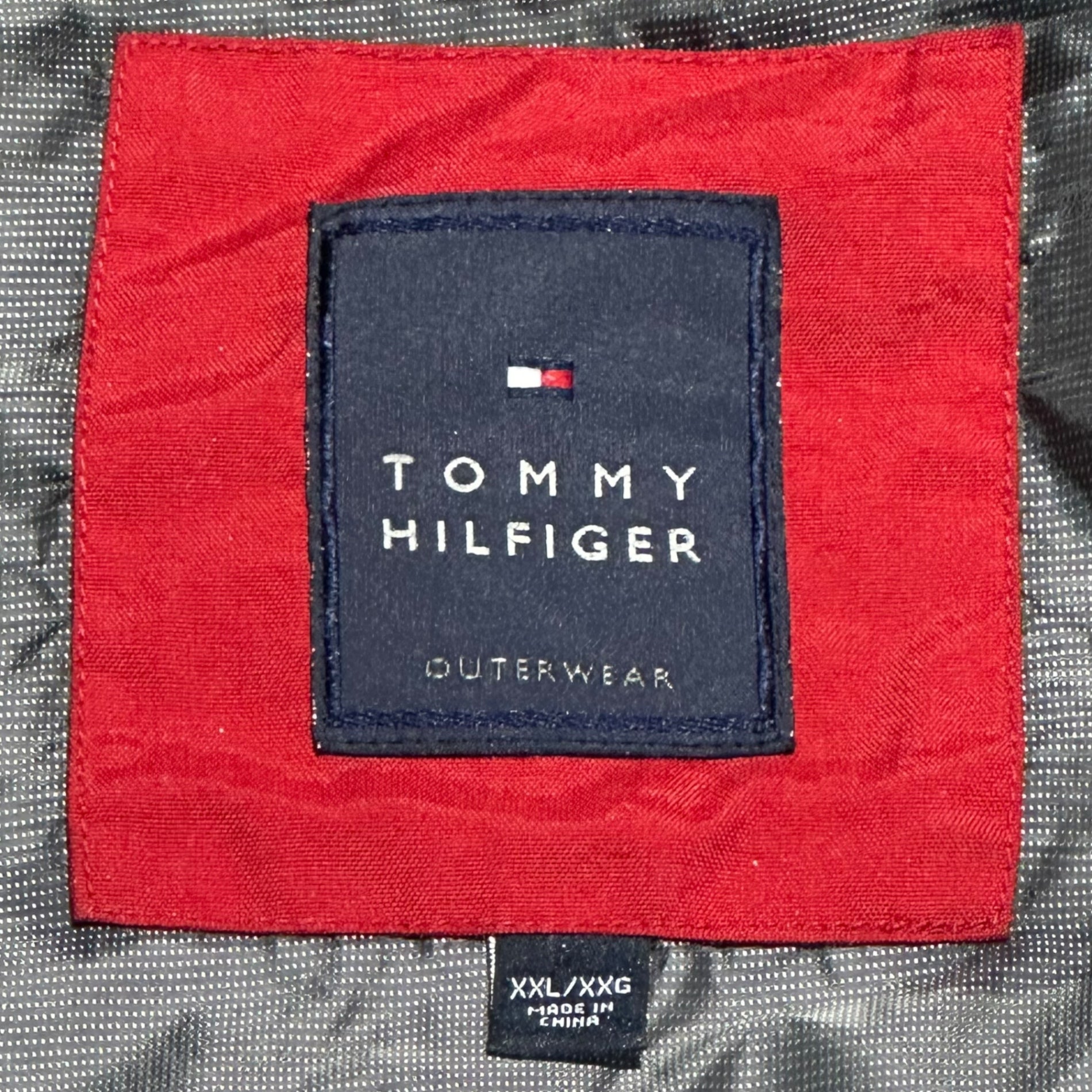 TOMMY HILFIGER(トミーヒルフィガー) 00's Big Size Mountain Parka ビッグ サイズマウンテンパーカー XXL レッド×ブラック