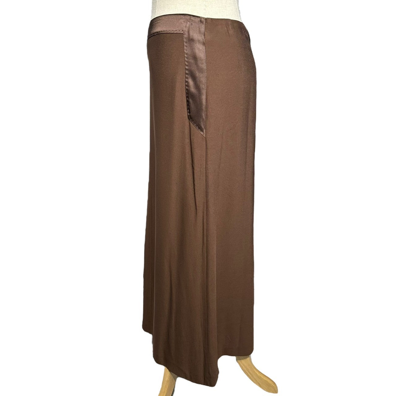 DRIES VAN NOTEN(ドリスヴァンノッテン) archive waist switching long skirt アーカイブ ウエスト 切替 ロング スカート 38(M) ブラウン