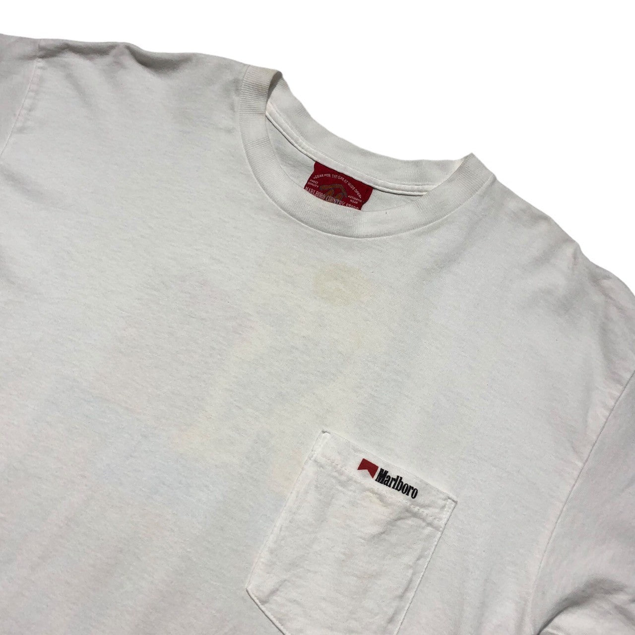 VINTAGE(ヴィンテージ) 90's MARLBORO "COUNTRY STORE" T-SHIRT マールボロ カントリーストア Tシャツ 企業 FREE SIZE(XL程度) ホワイト