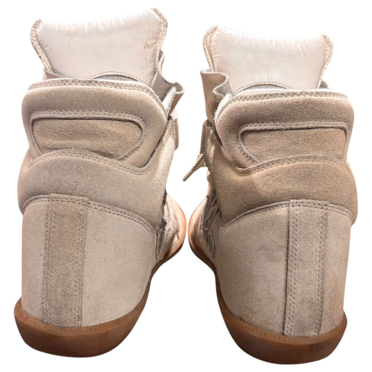 Sangacio(サンガッチョ) にゅ ブーツ 「GRAY」 27cm ベージュ ハイカット スニーカー