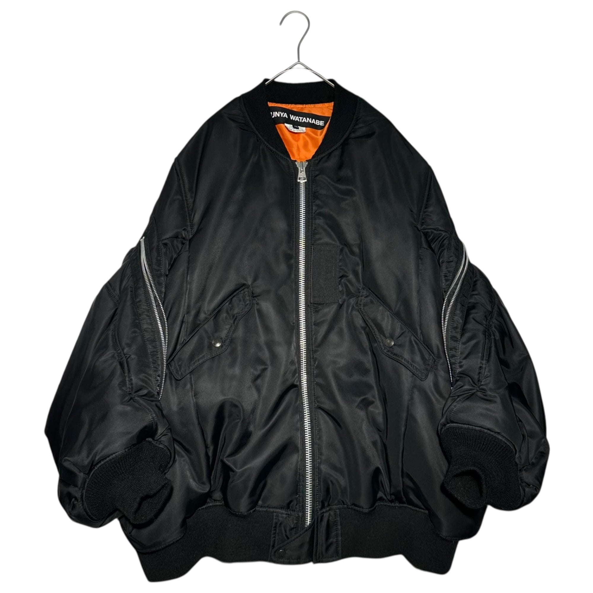 JUNYA WATANABE(ジュンヤワタナベ) 23AW Oversized MA-1 Bomber Blouson オーバーサイズ MA1 ボンバー ブルゾン JL-J037 XS ブラック AD2023