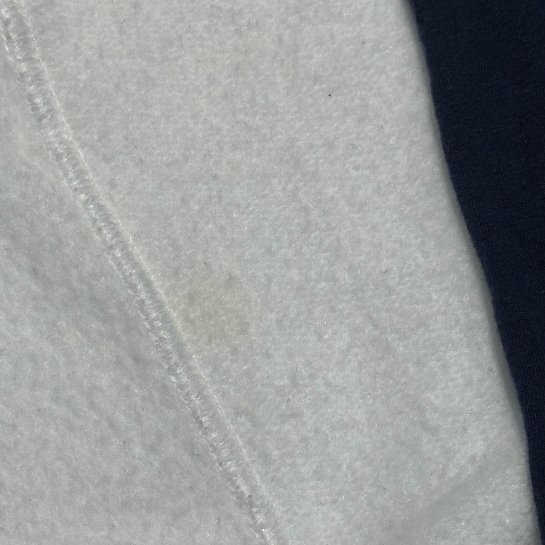 Maison Martin Margiela(メゾン マルタンマルジェラ) 2004 ⓪ ⑩ Artisanal Reconstructed Layered Sweatshirt アーティザナル 再構築 レイヤード スウェット 833M00750071 表記無(FREE) ネイビー×ホワイト 00's 本人期 アーカイブ リバーシブル