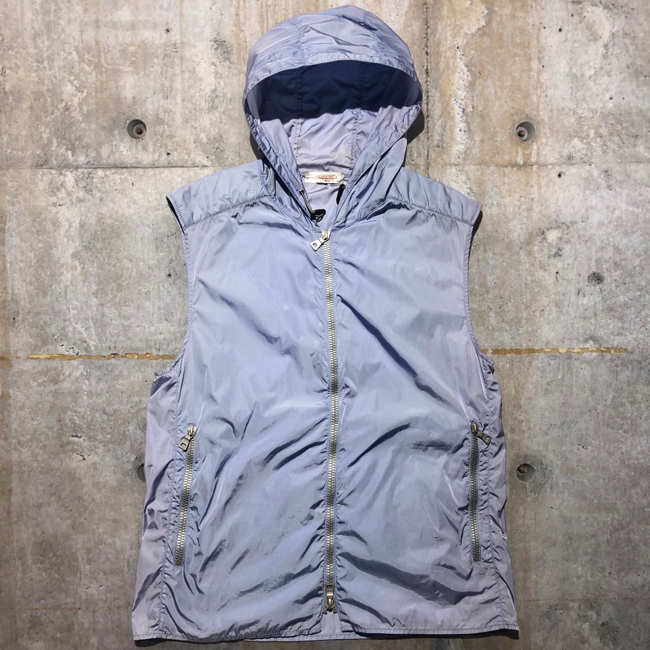 PRADA SPORT(プラダスポーツ) 90'sナイロンベスト 表記なし(Lサイズ程度) ブルー