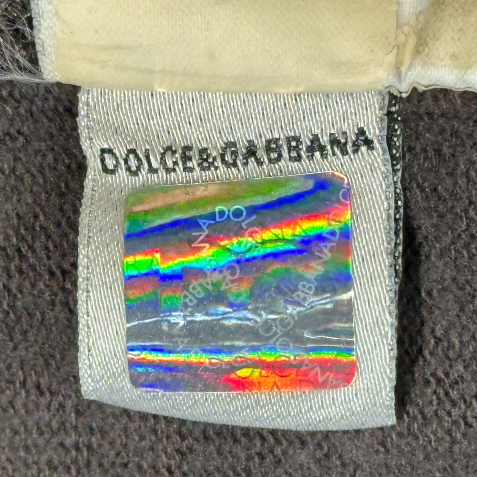 D&G(ディー&ジードルガバドルチェ&ガッバーナ) 00's Different Material Hooded L/S Cut and Sew 異素材切替 フーデッド L/S カットソー L ブラウン Y2K