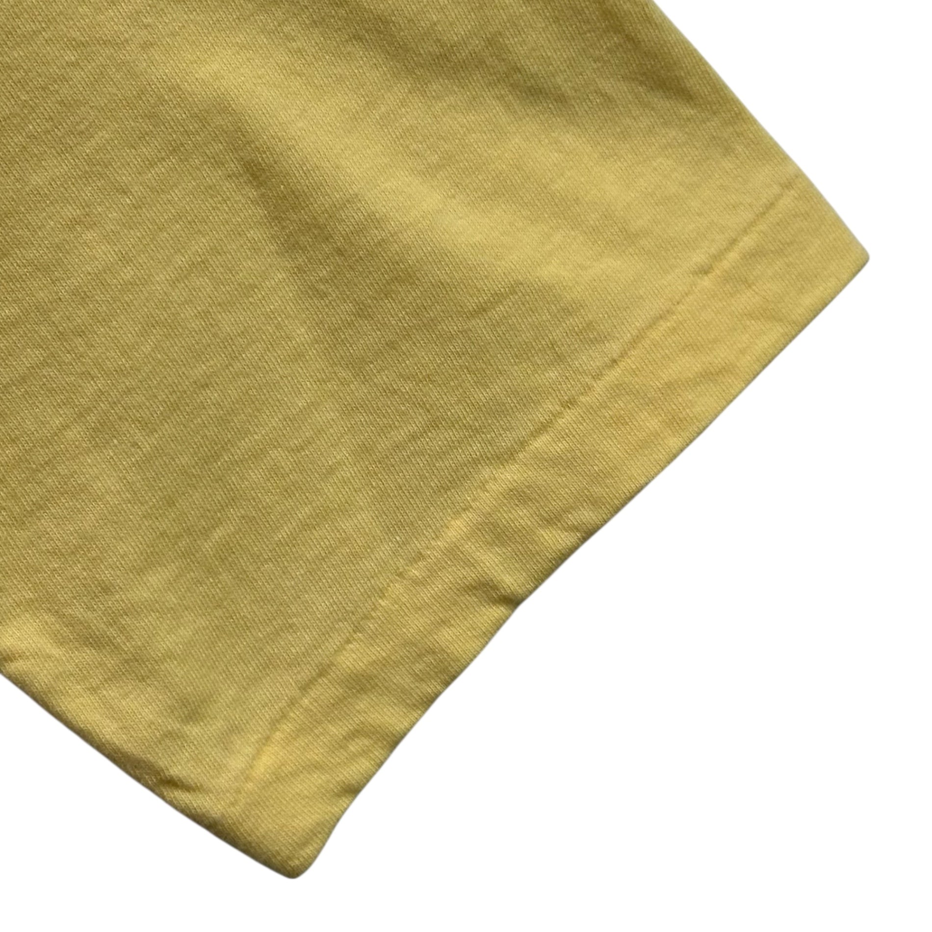 NIKE(ナイキ) 80's 4-tier logo print T-shirt ゴツ ナイキ 4段 プリント Tシャツ 表記無し(M程度) イエロー×レッド 80年代 オリジナル ヴィンテージ