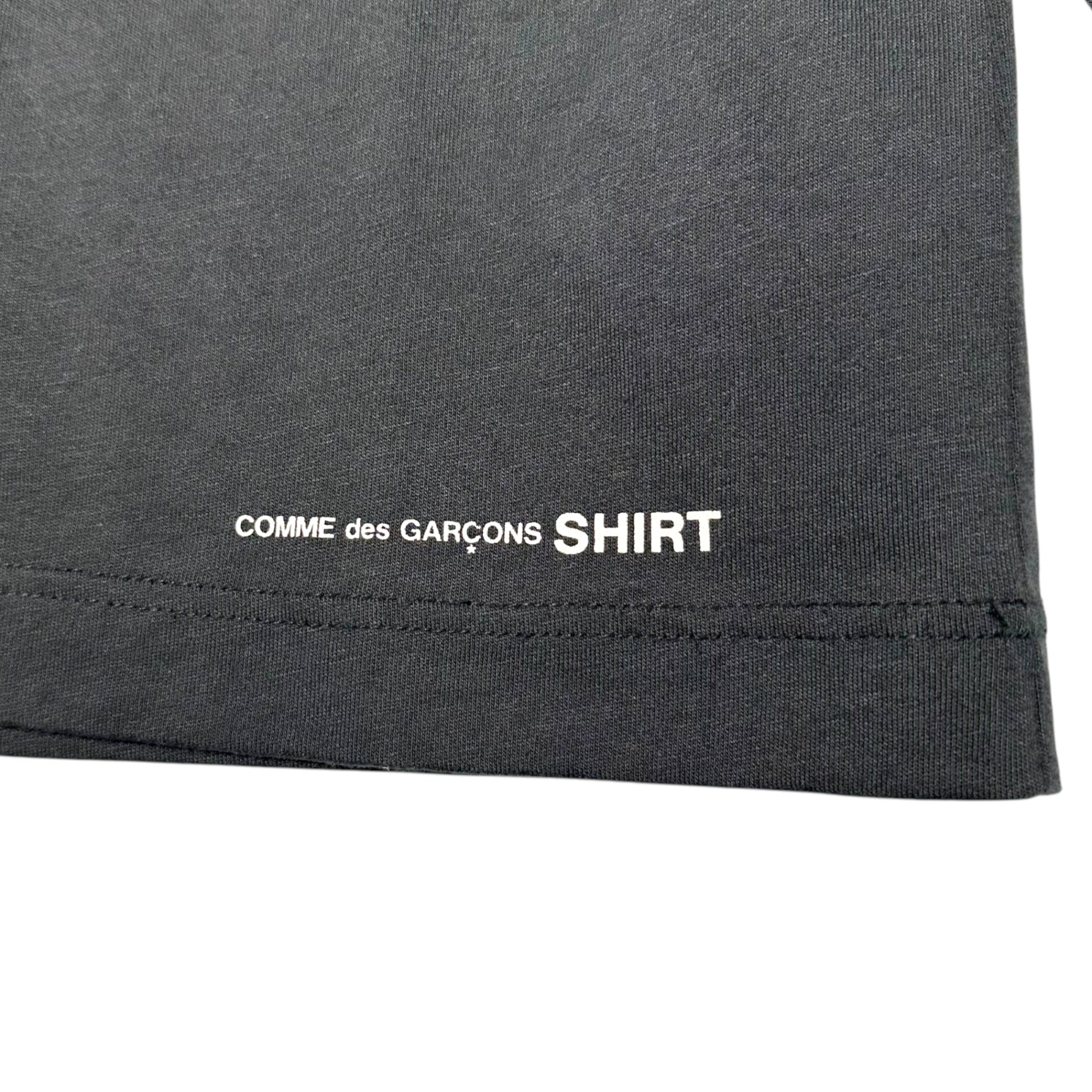 COMME des GARCONS SHIRT(コムデギャルソンシャツ) L/S pocket Logo Tee 長袖 ロゴ ポケット Tシャツ W27110 M ブラック