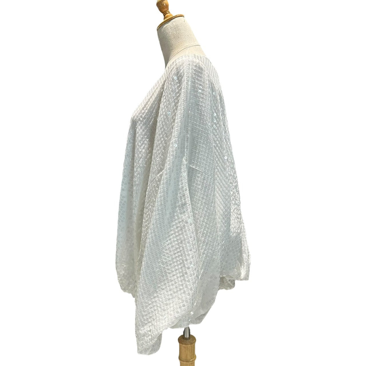 JUNYA WATANABE COMME des GARCONS(ジュンヤワタナベコムデギャルソン) 21SS All-Over Sequined White Blouse オール スパンコール ホワイト ブラウス 表記無(FREE) ホワイト