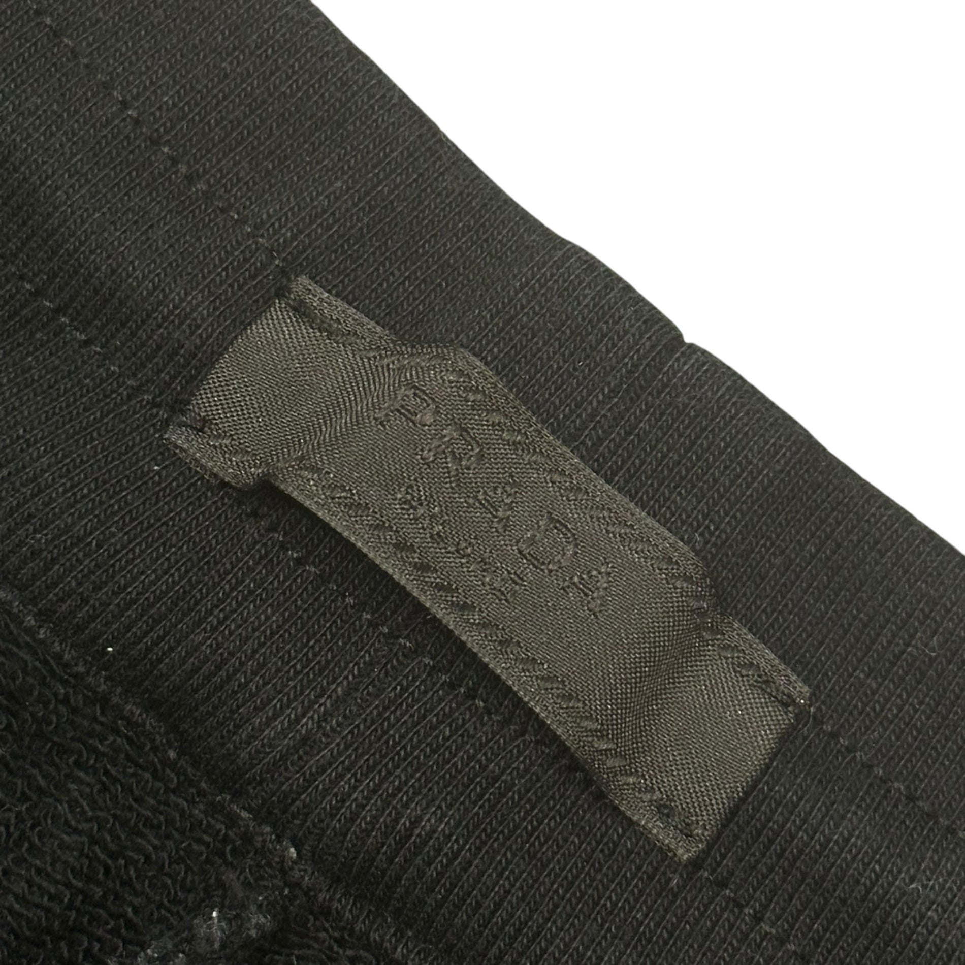 PRADA(プラダ) 2021SS Nylon Pockets Cotton Fleece Sweatpants ナイロン ポケット コットンフリース スウェット パンツ SJP294 S ブラック