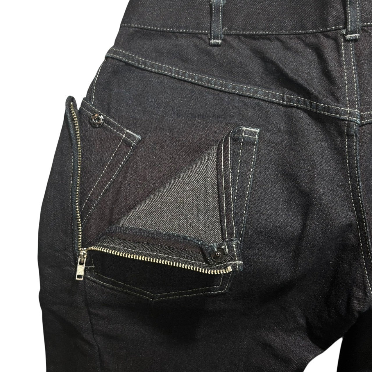 Y's(ワイズ) Pocket Zip Denim Pants ポケットジップ デニム パンツ YE-P01-015 2(M程度) インディゴ