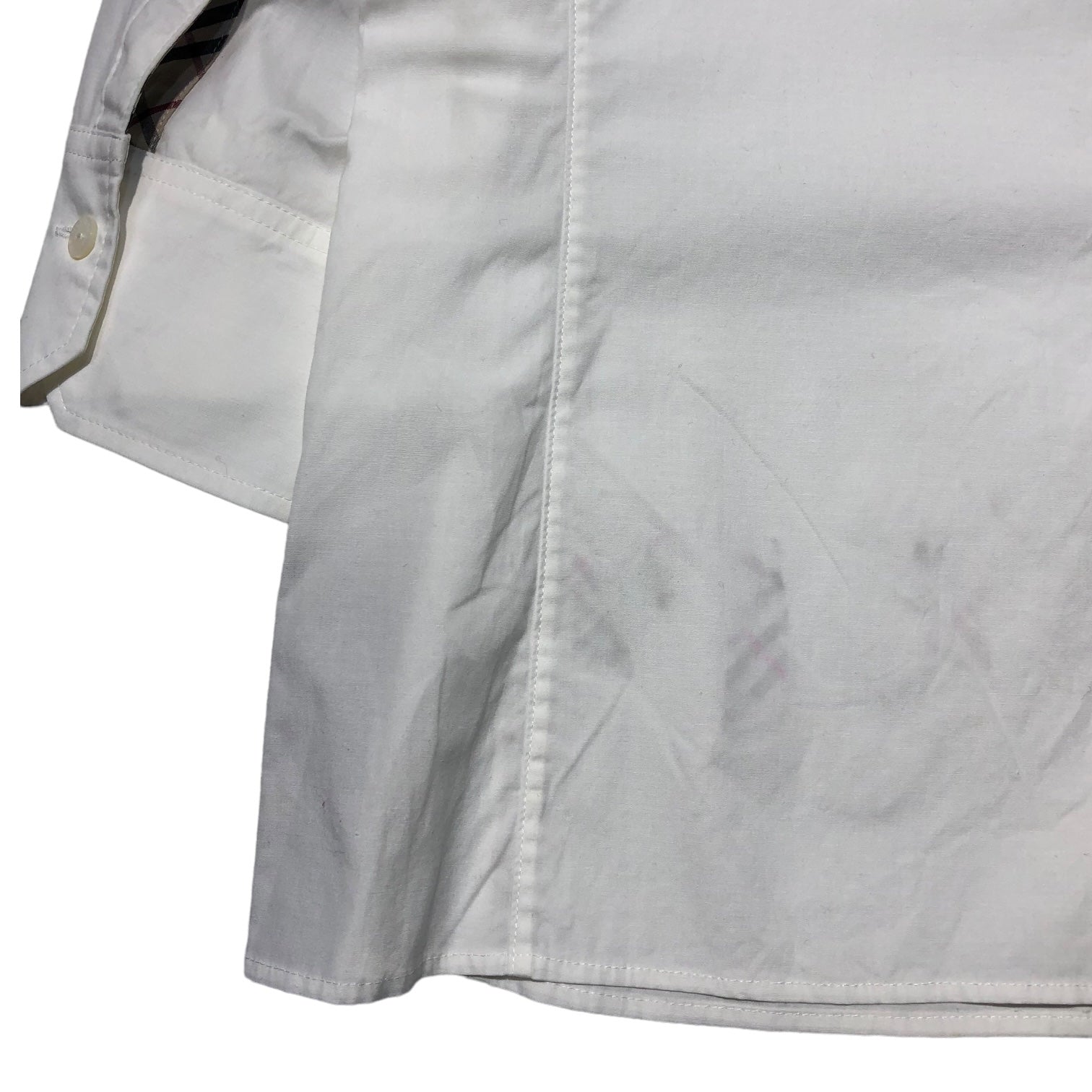 BURBERRY LONDON(バーバリーロンドン) プルオーバーシャツ SIZE 13(L程度) ホワイト ●