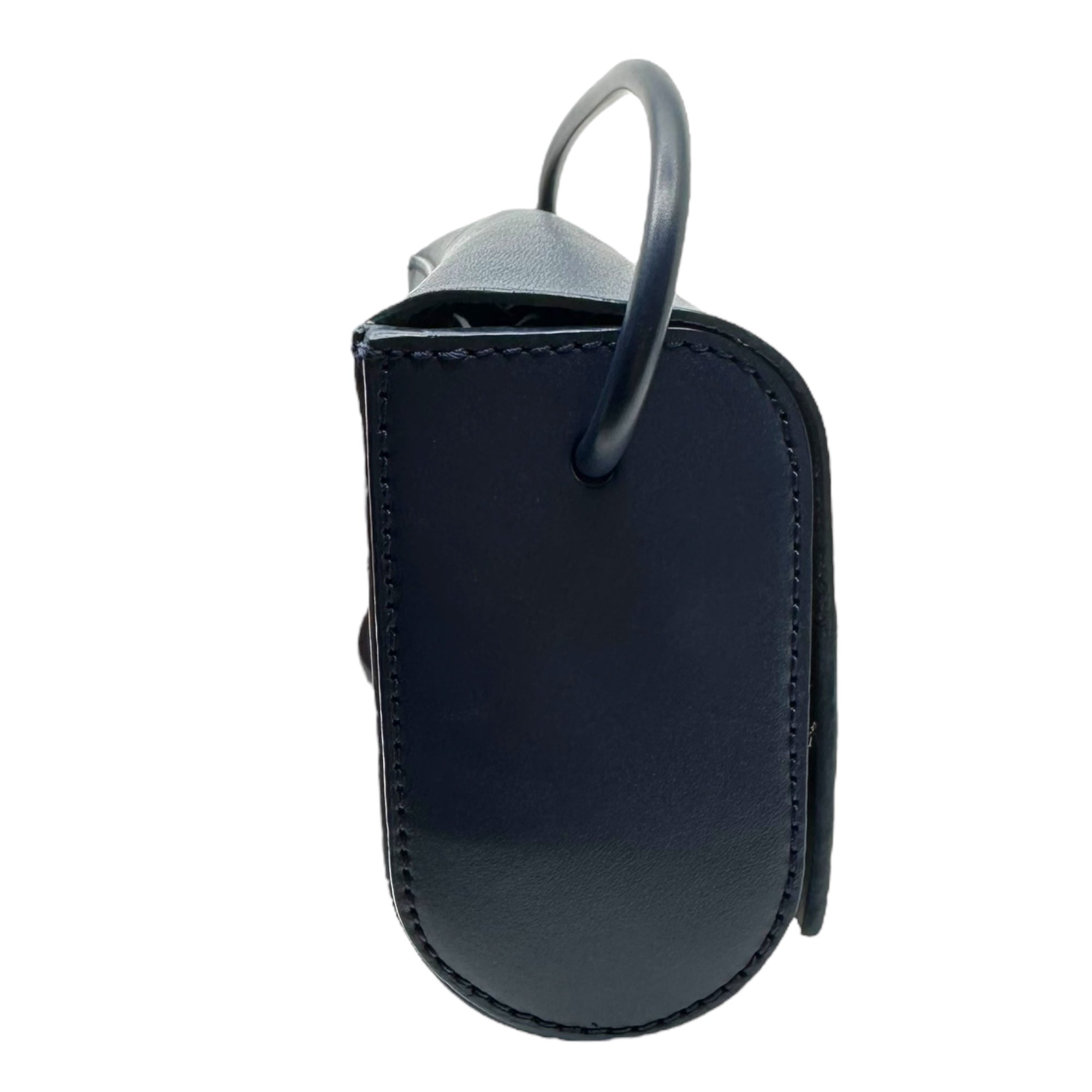 building block(ビルディングブロック) Card Sling ショルダー バッグ ネイビー メタルパーツ ポーチ カード ケース レザー 本革