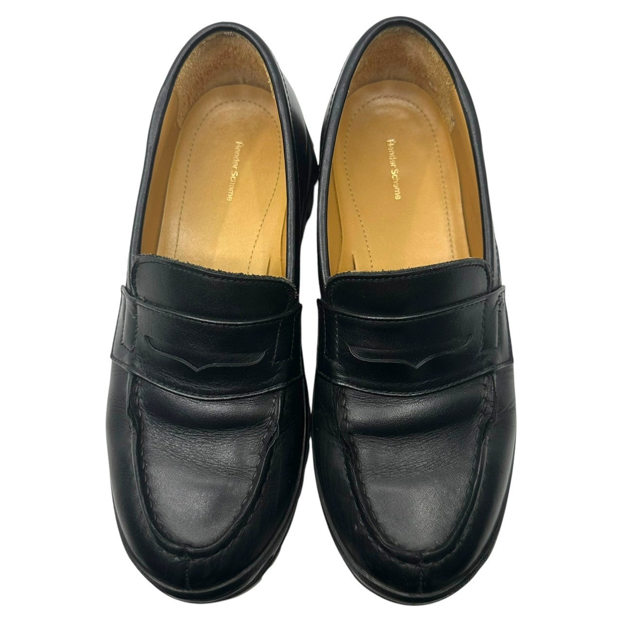 Hender Scheme(エンダースキーマ) Leather Loafers レザー ローファー #2146 2(23.5-24.0cm)少々大き目の作りです ブラック