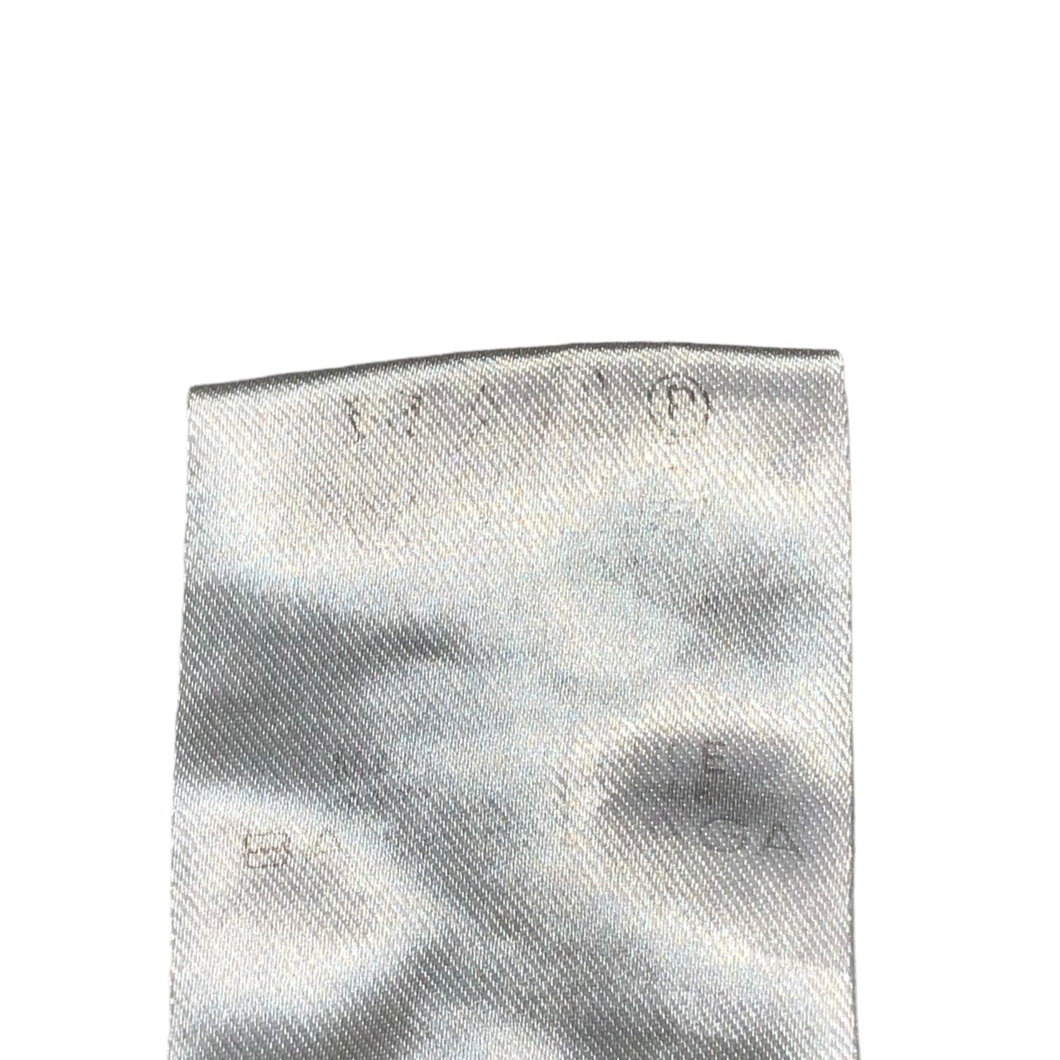 BALENCIAGA(バレンシアガ) BB ロゴ ボーダー 半袖 ポロシャツ S ブルー×グレー