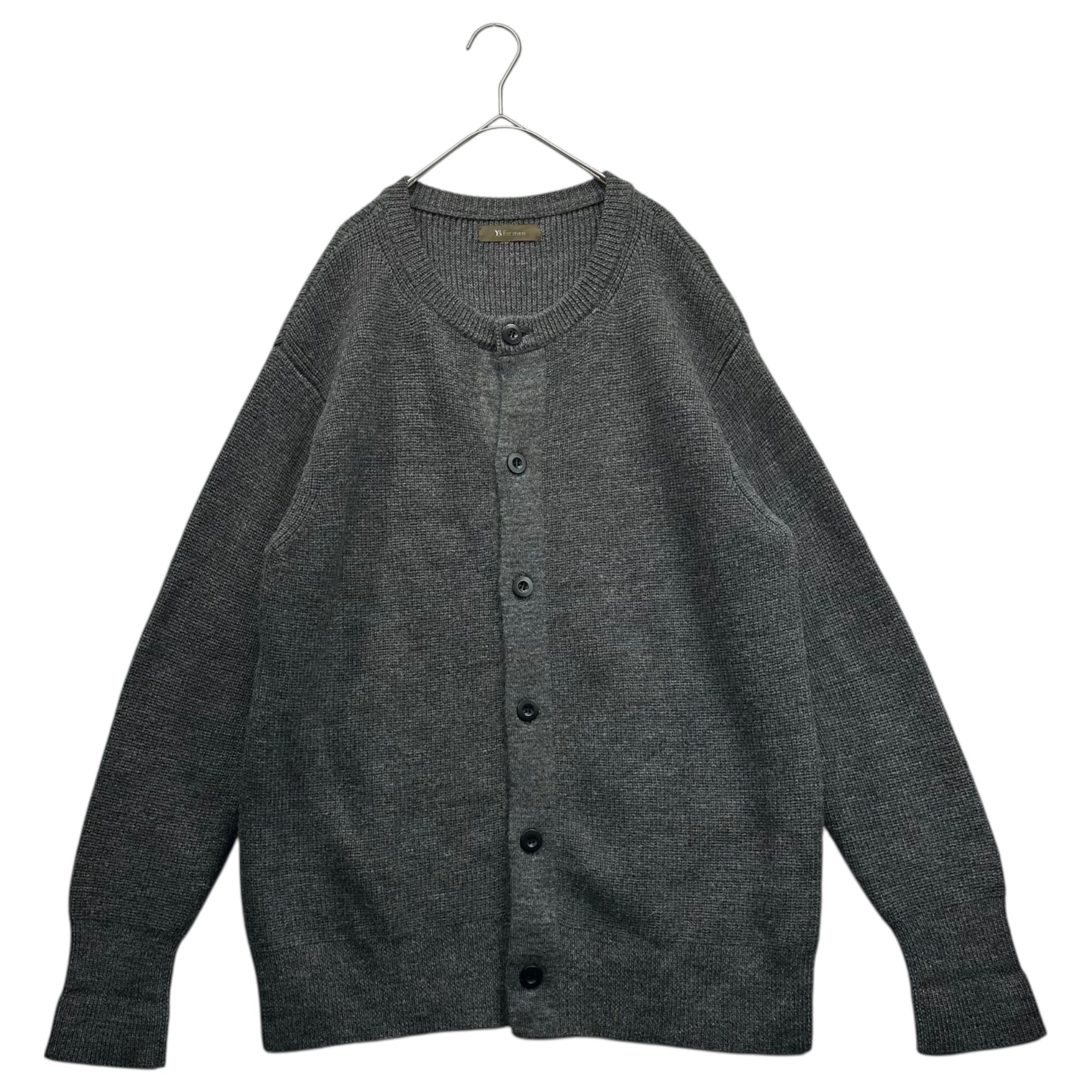 Y's for men(ワイズフォーメン) 90's Wool Button Cardigan 90年代 ウール ボタン カーディガン MM-K16-179 3(L程度) グレー