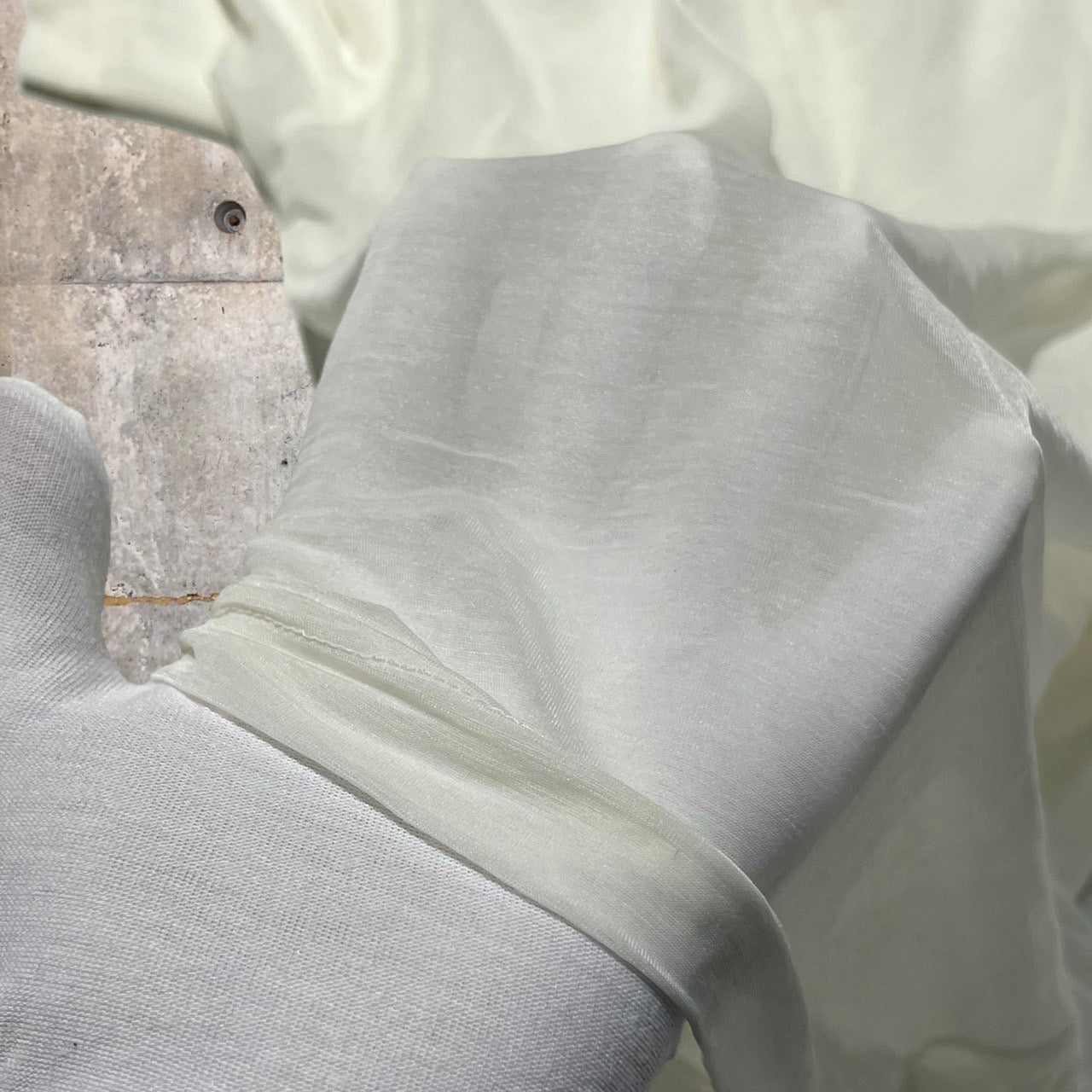 robe de chambre COMME des GARCONS(ローブドシャンブルコムデギャルソン) 90~00'sシアーTシャツ 表記なし(S~M程度) アイボリー