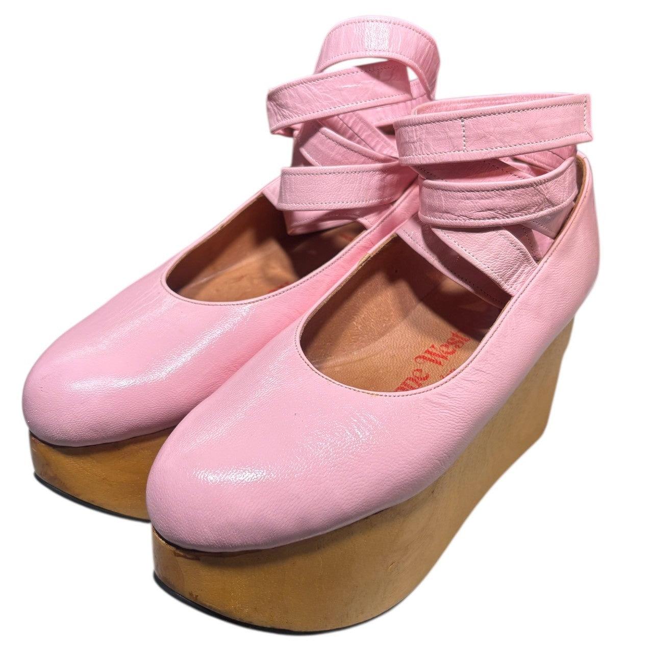 【SALE対象外】Vivienne Westwood(ヴィヴィアンウエストウッド) 90's ROCKINGHORSE BALLERINA ロッキンホース バレリーナ UK 4(23.5cm程度) ピンク 90年代 ヴィンテージ