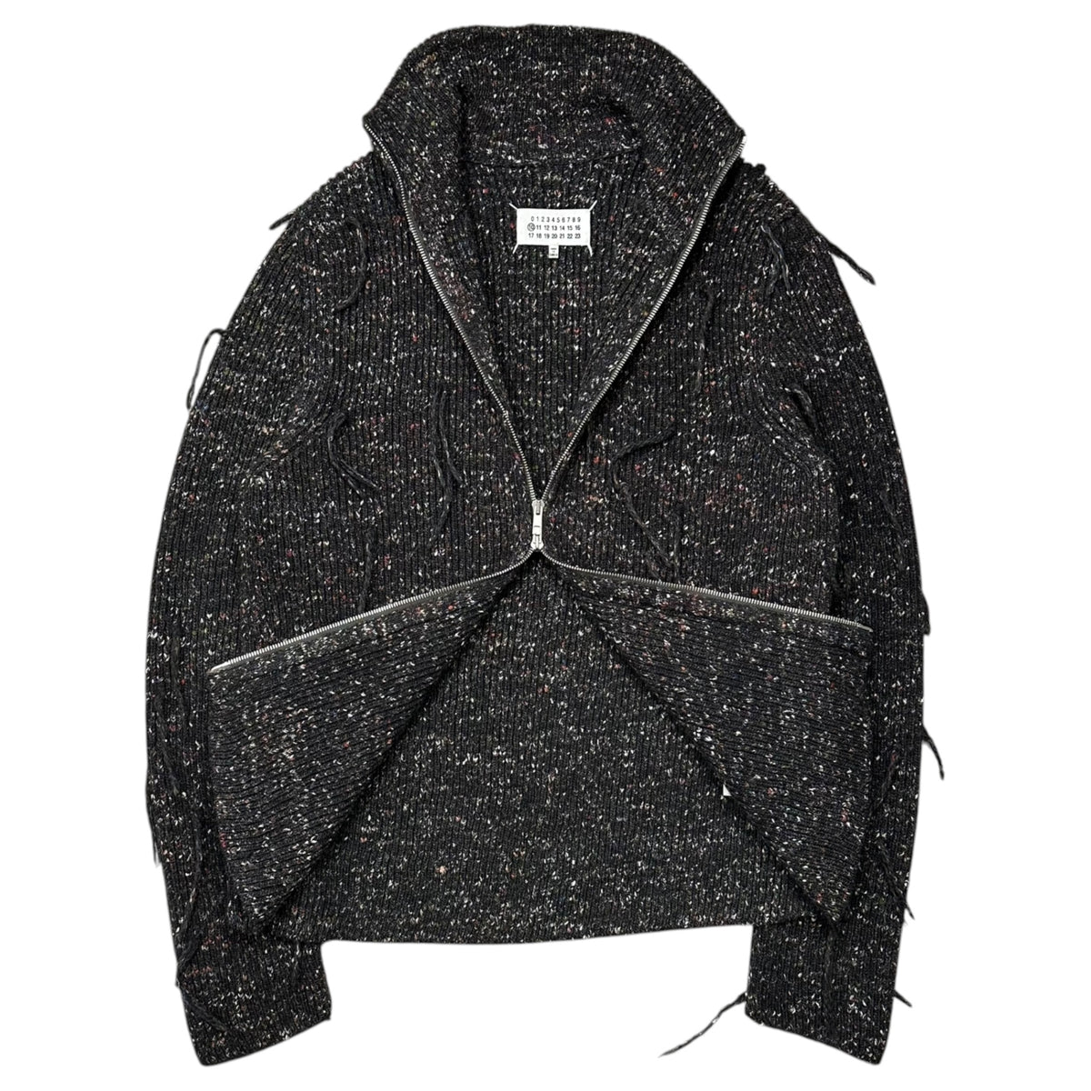 MAISON MARGIELA(メゾンマルジェラ) 17AW Drivers Knit - Frayed ドライバーズ ニット ほつれ加工 S30GP0211 M グレー
