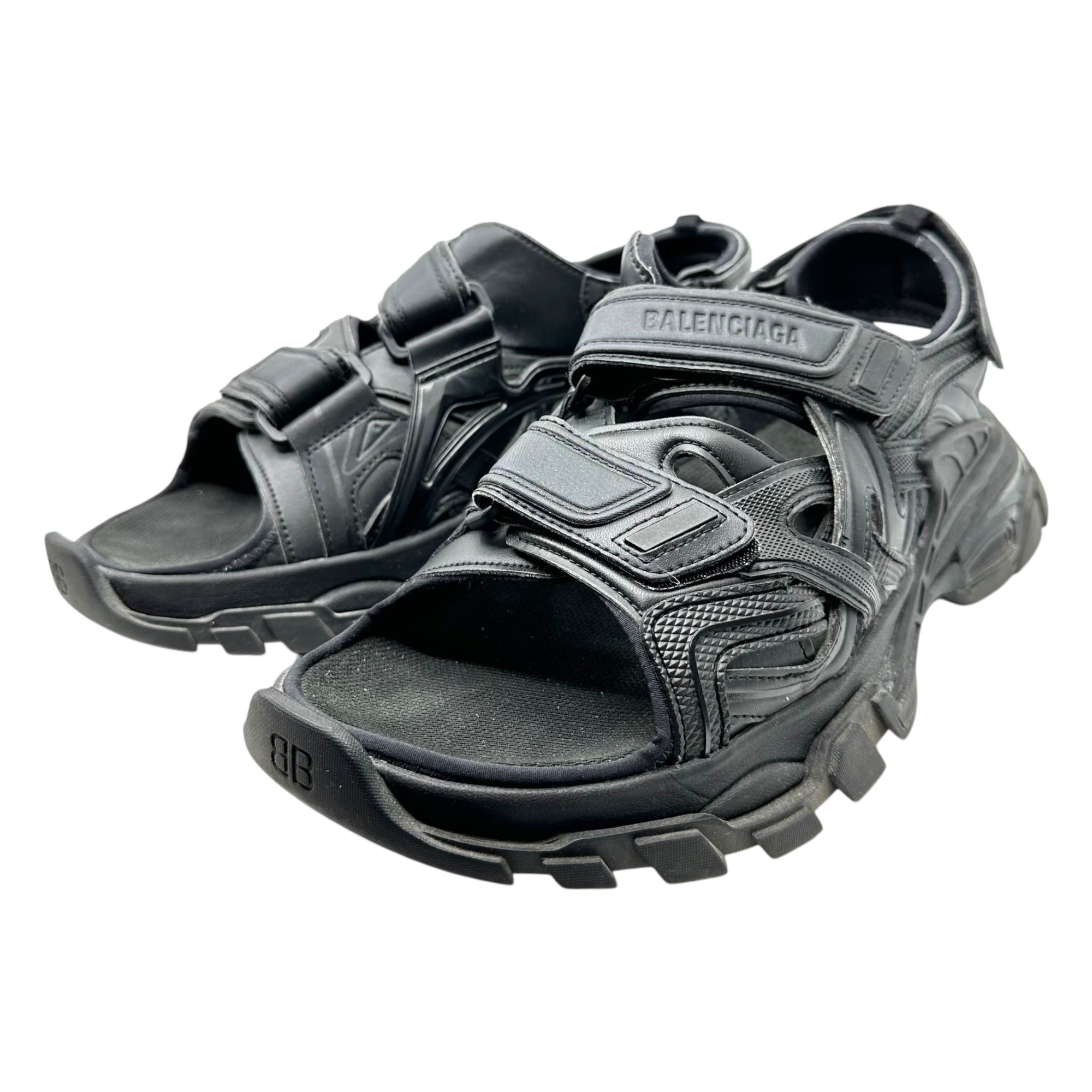 BALENCIAGA(バレンシアガ) Track Sandal トラック サンダル 617542 29cm ブラック 箱付 厚底 スニーカー