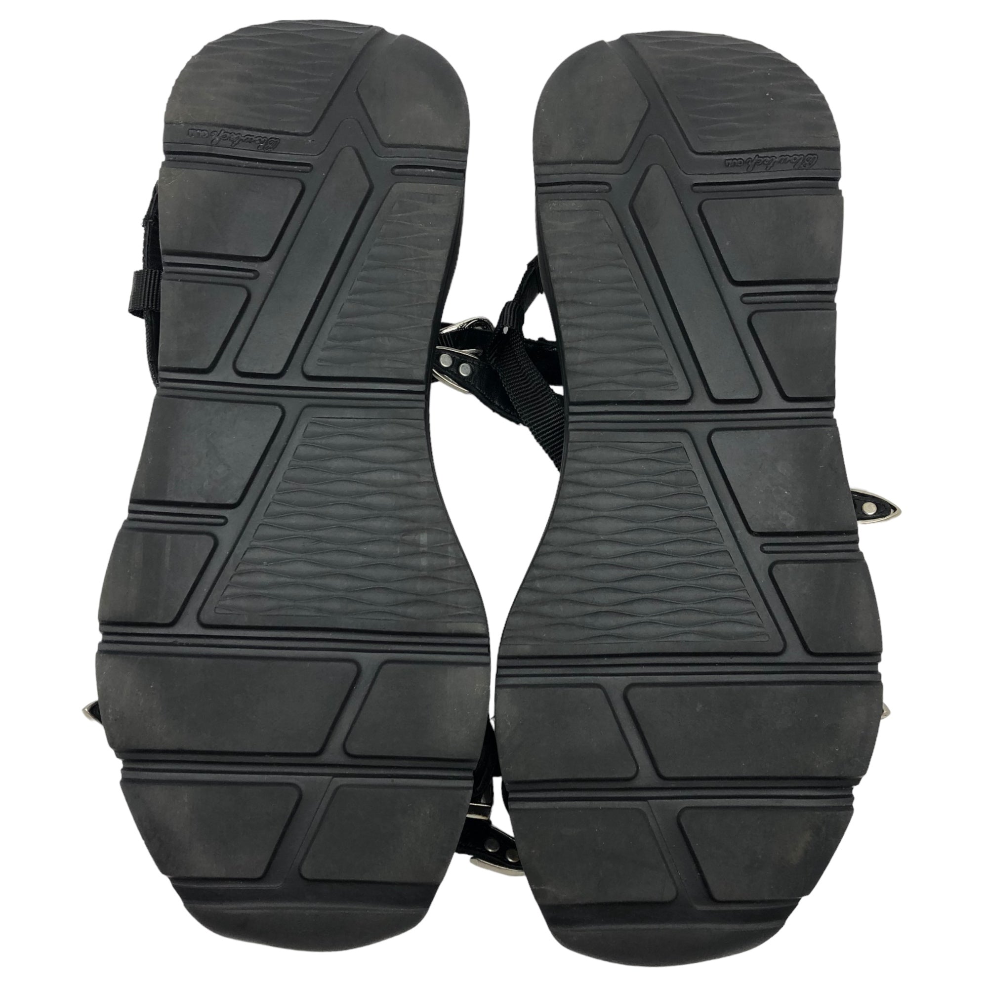 TOGA PULLA(トーガプルラ) FLATFORMS ウエスタン ベルト ストラップ 厚底 サンダル AJ1111 41(26.5~27cm程度) ブラック