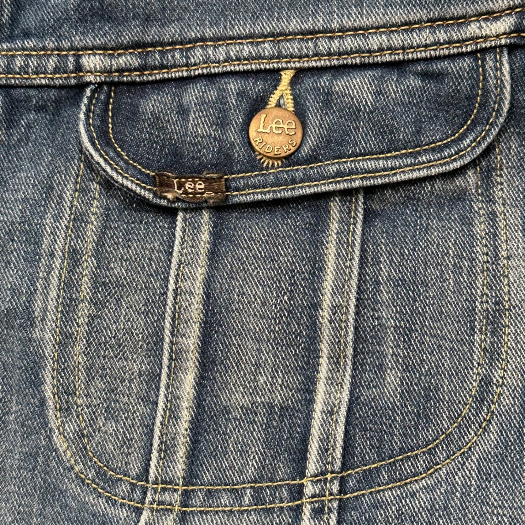 LEE(リー) 101-J AMERICAN RIDERS JACKET ライダース デニム トラッカー ジャケット LM8100 L ライトインディゴ